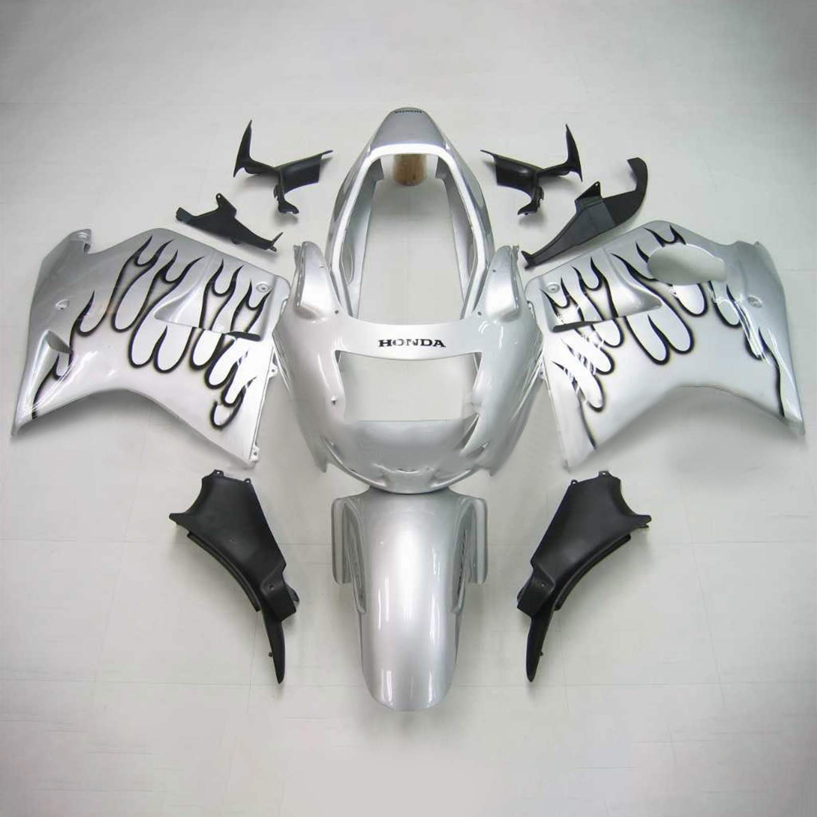 Amotopart 1996-2007 Honda CBR1100XX SuperBlackBird Kåbe Sølv&Bmangelsæt