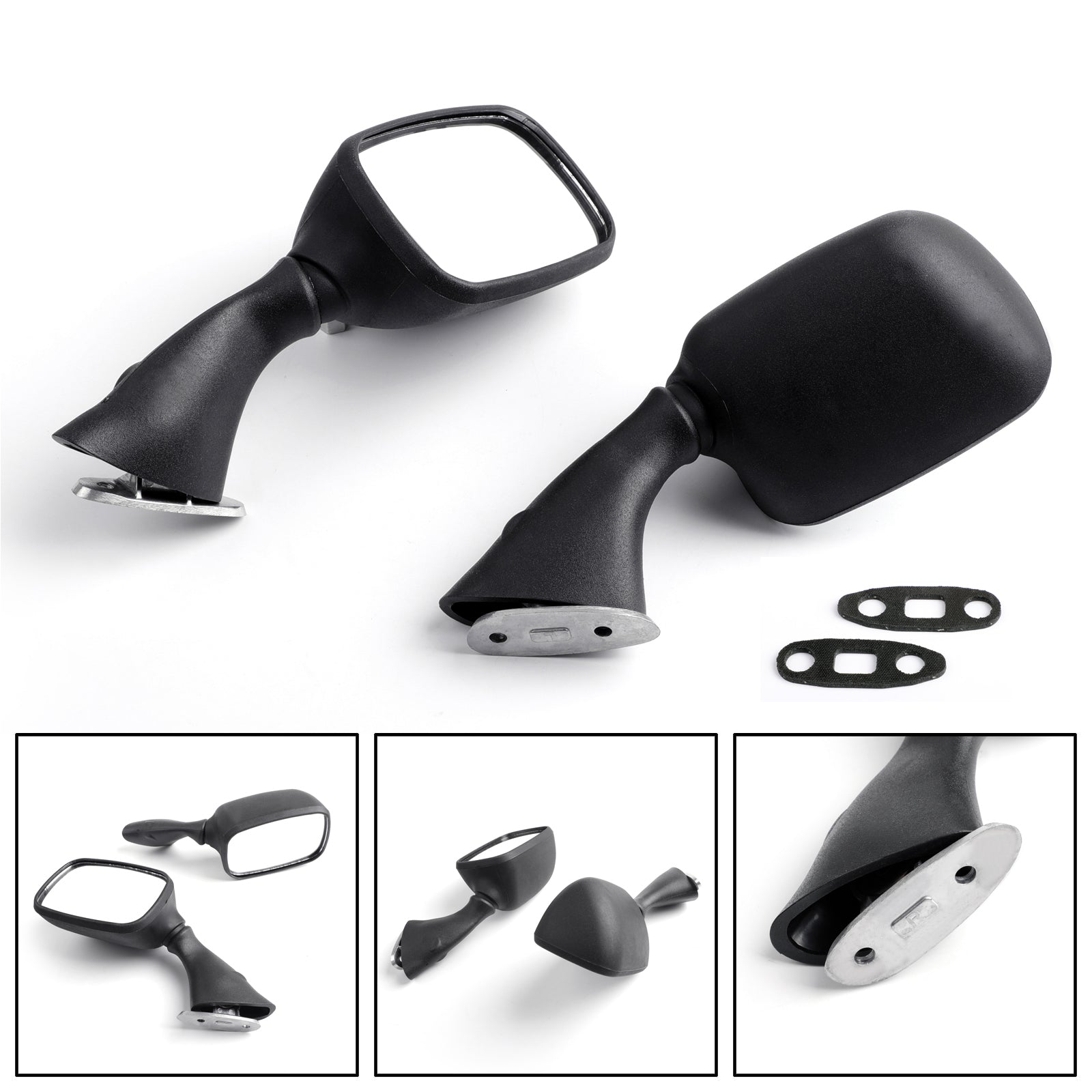 Zrcadla pro Suzuki GSXR 600 750 1000 2001-2002 Hayabusa GSXR 1300 99-10 Black