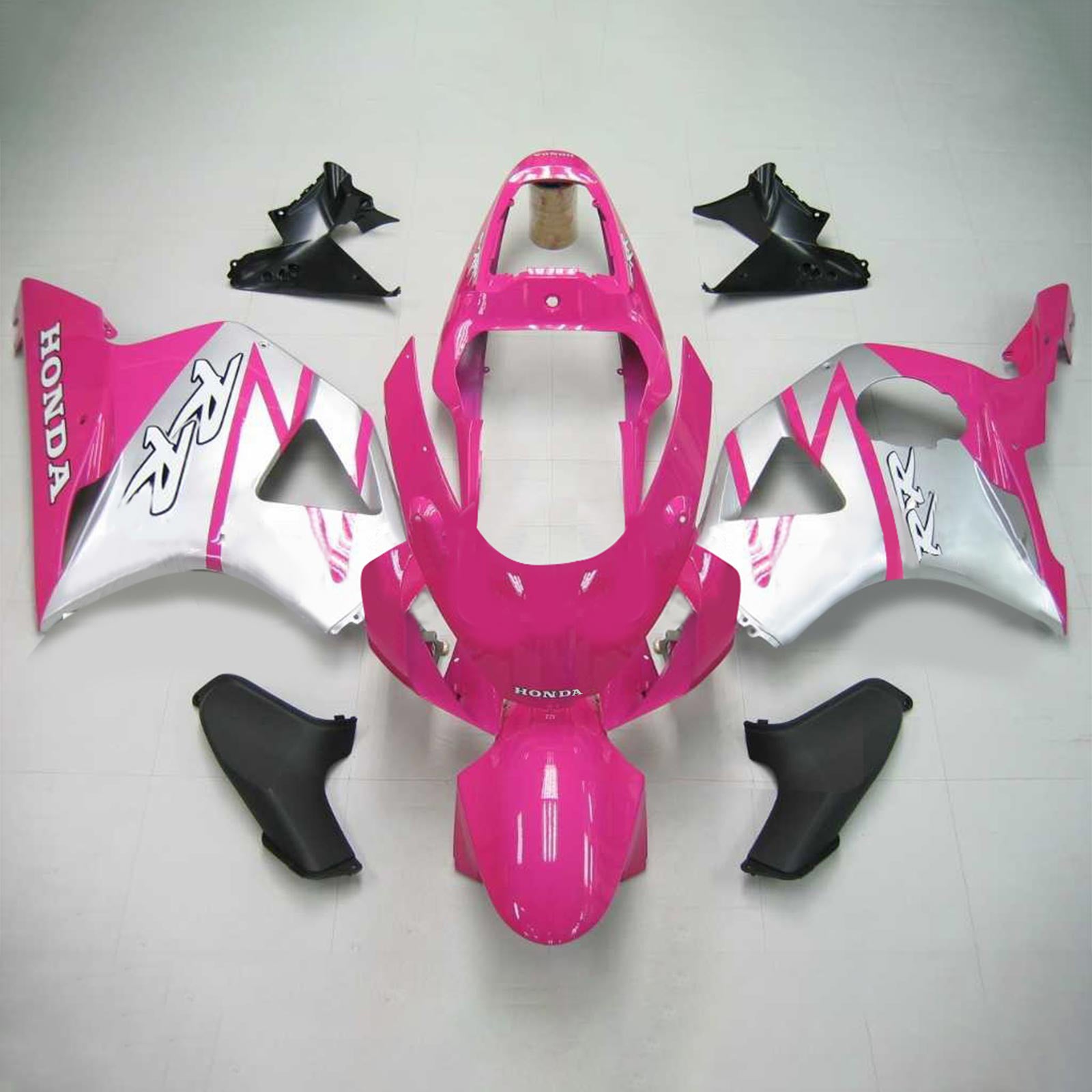 Amotopart Honda CBR954 2002-2003 Pink&Sliver Fairing Kit