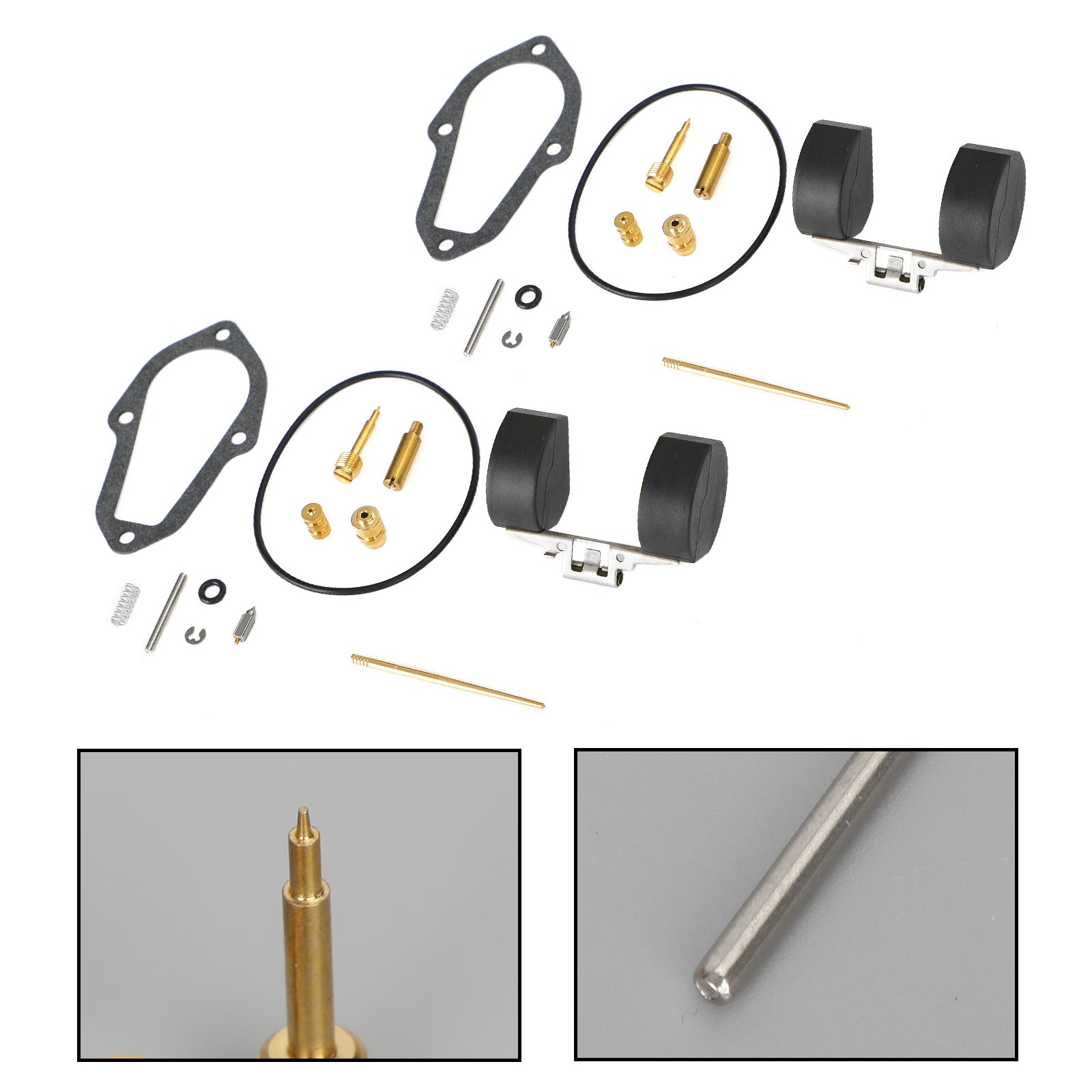 2X Kit de reparación de carburador apto para Honda XL250 Motosport 250 1972-1975 Genérico