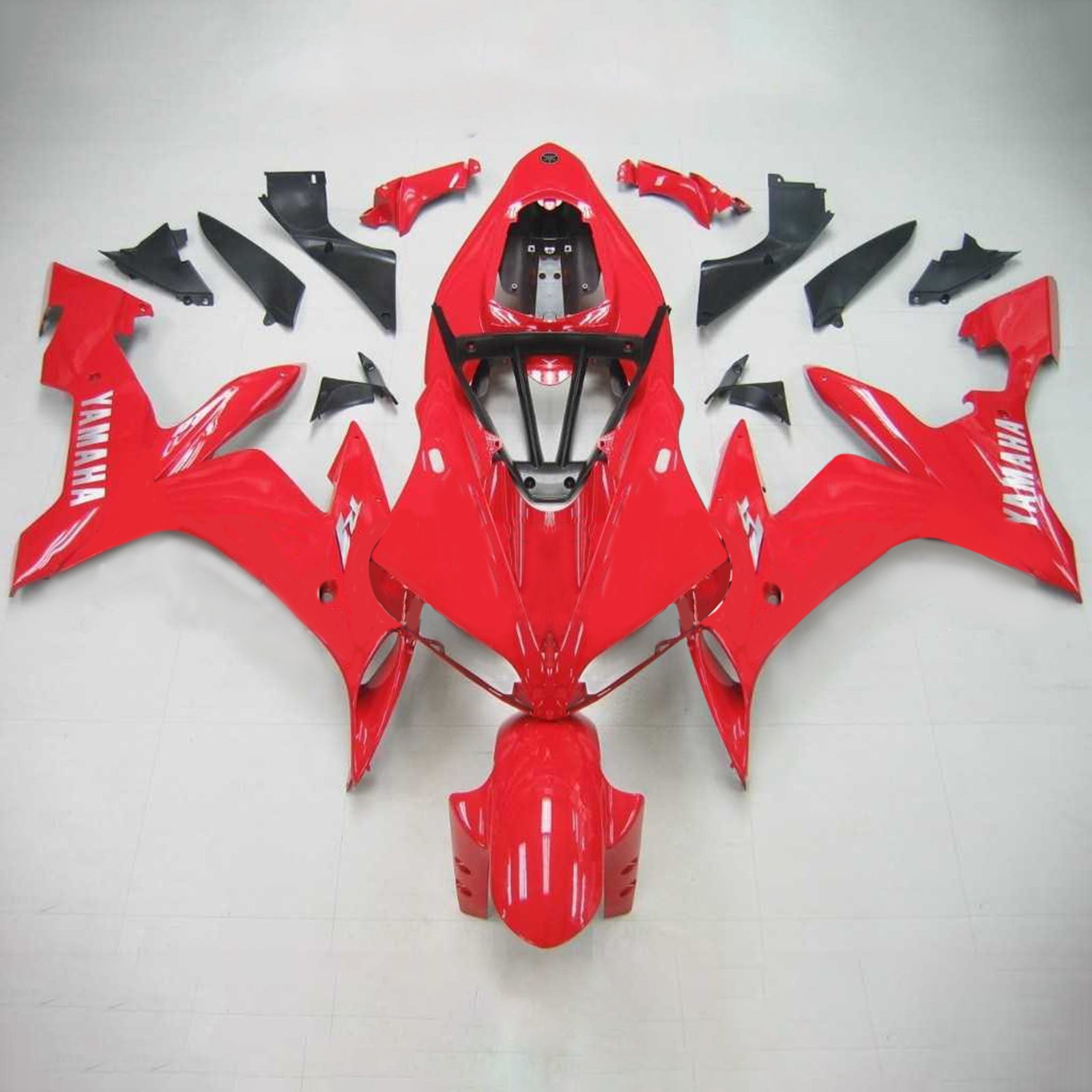 Kit de carénage Amotopart Yamaha 2004-2006 YZF 1000 R1 rouge