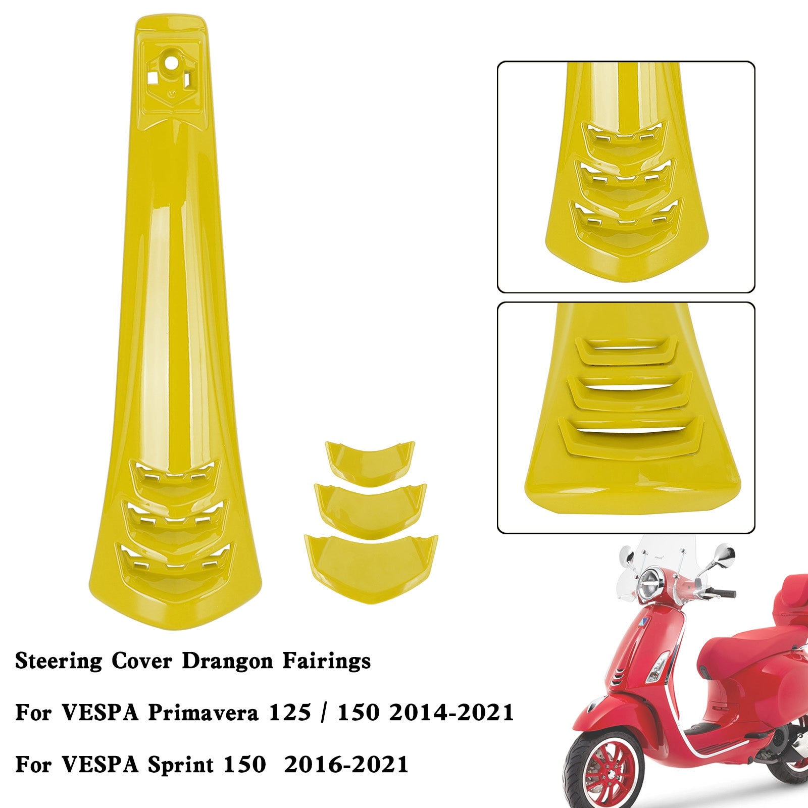 Carena copertura clacson in ABS per VESPA Sprint Primavera 125/150 14-21