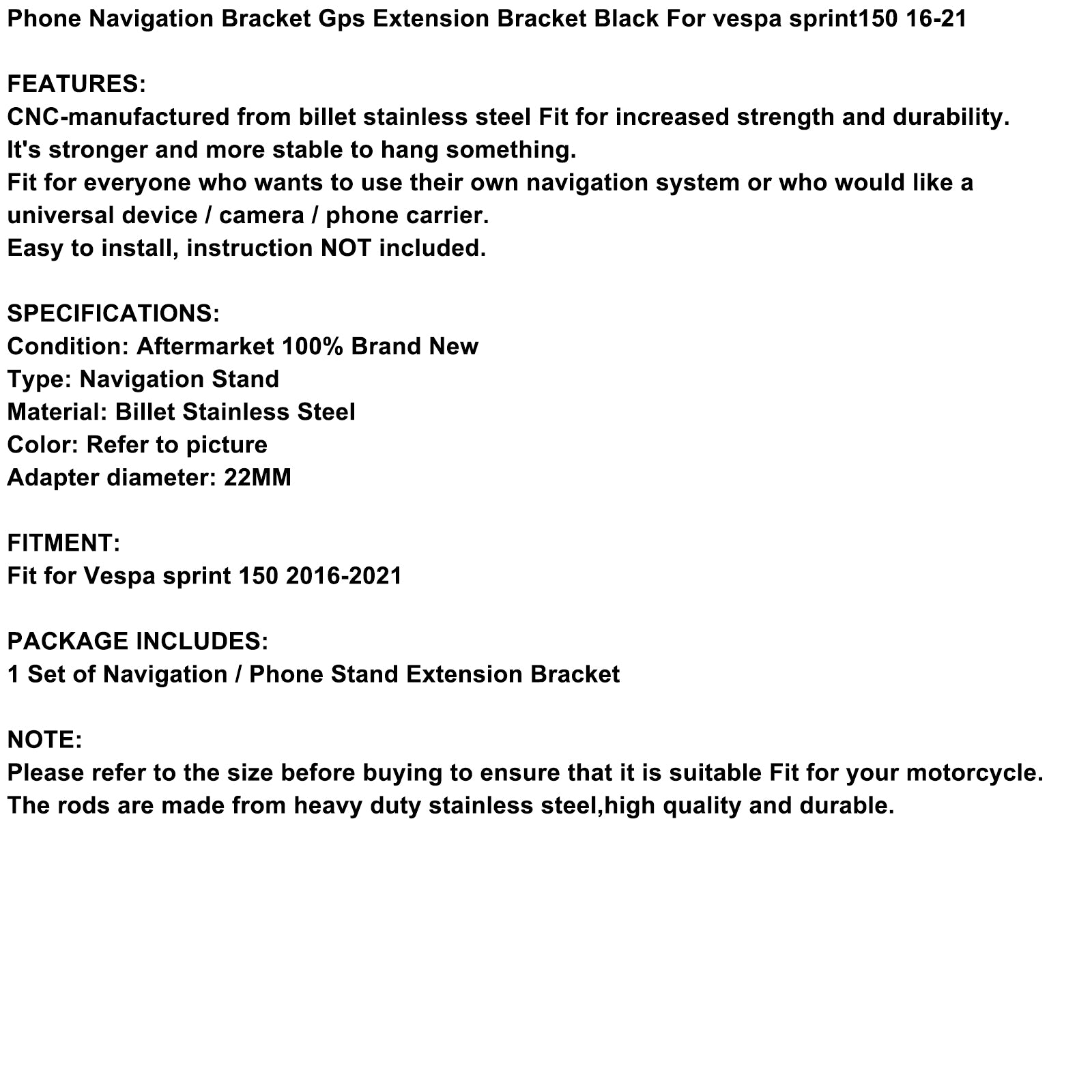 Spot Signal Driving Light Light Light Conduct Fit for Vespa Sprint 150 2016-2021 20