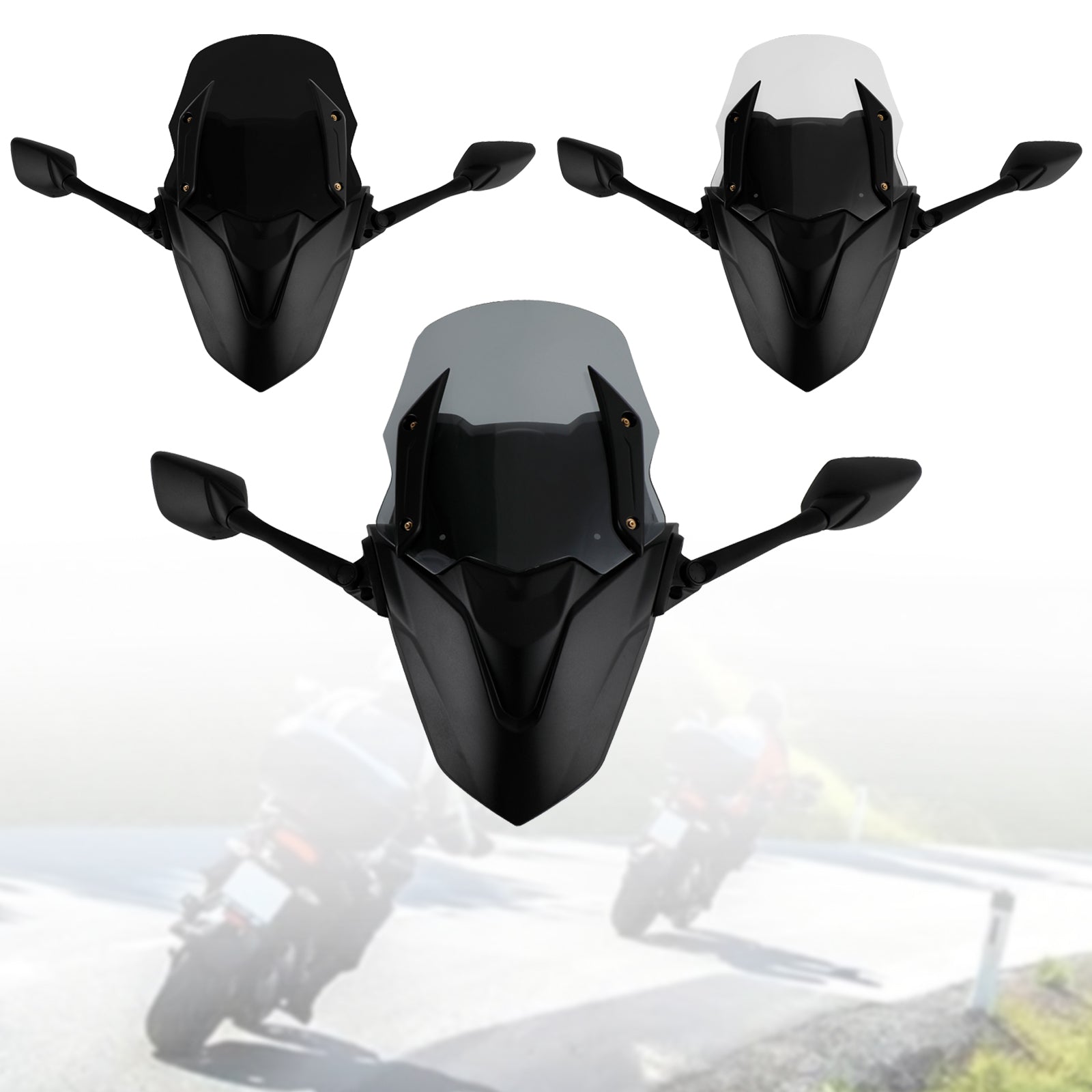 ABS Motorcycle Windshield WindScreen fit for Yamaha NMAX155 N-MAX 155 2021-2023