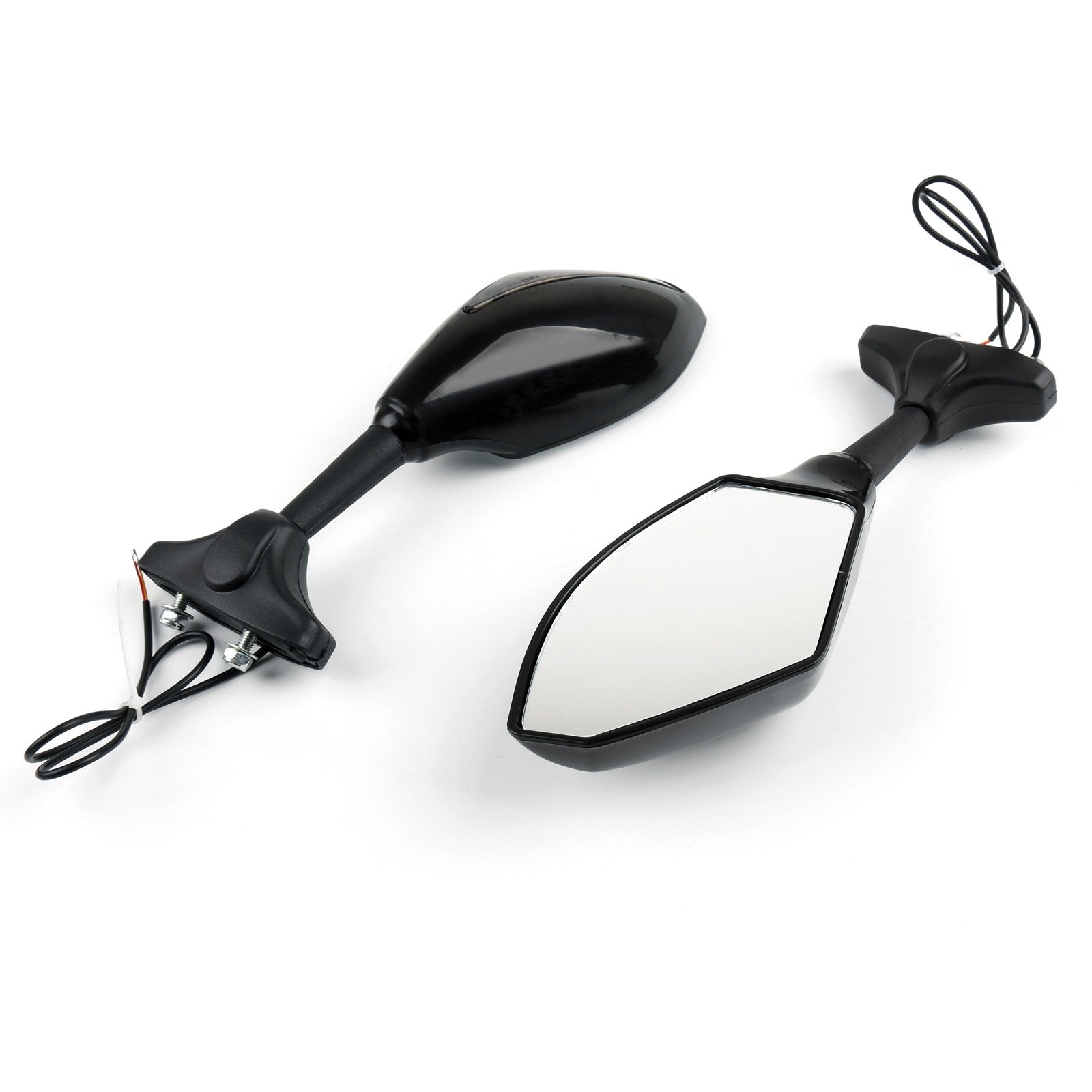 Honda CBR600F4i CBR600F4 CBR600F CBR250R Pair Rear View Side Mirrors With Turn Signals