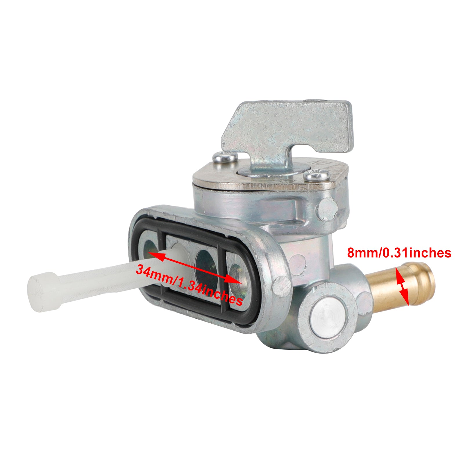 Gas Tank Fuel Cock Valve Petcock Fit til Kawasaki KX65 KX85 KX100 2001-2018 Generisk