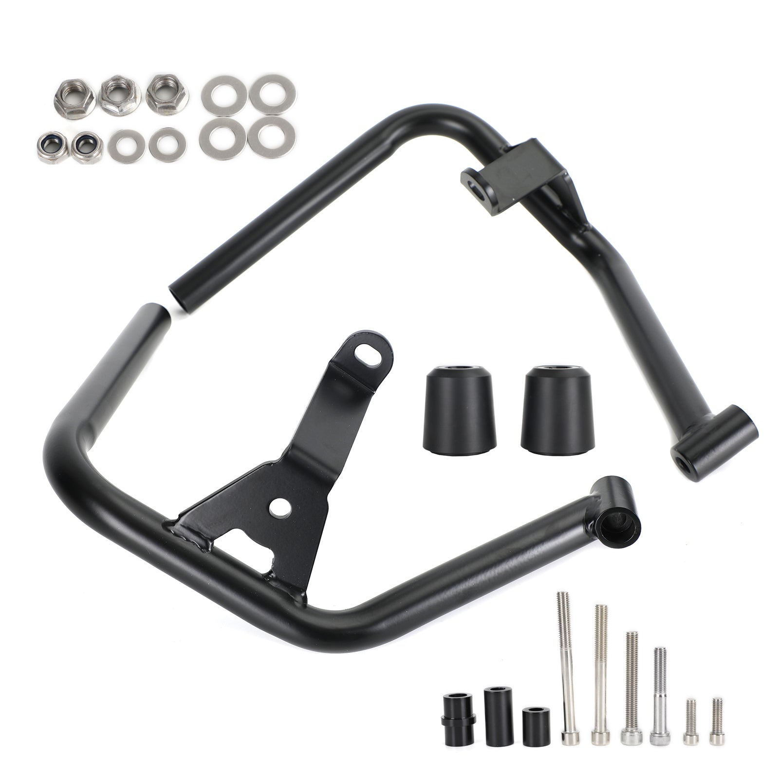 Crash Bars Protection Engine Guard Frame Black Iron Fits For Tr Trident 660 21 Generic