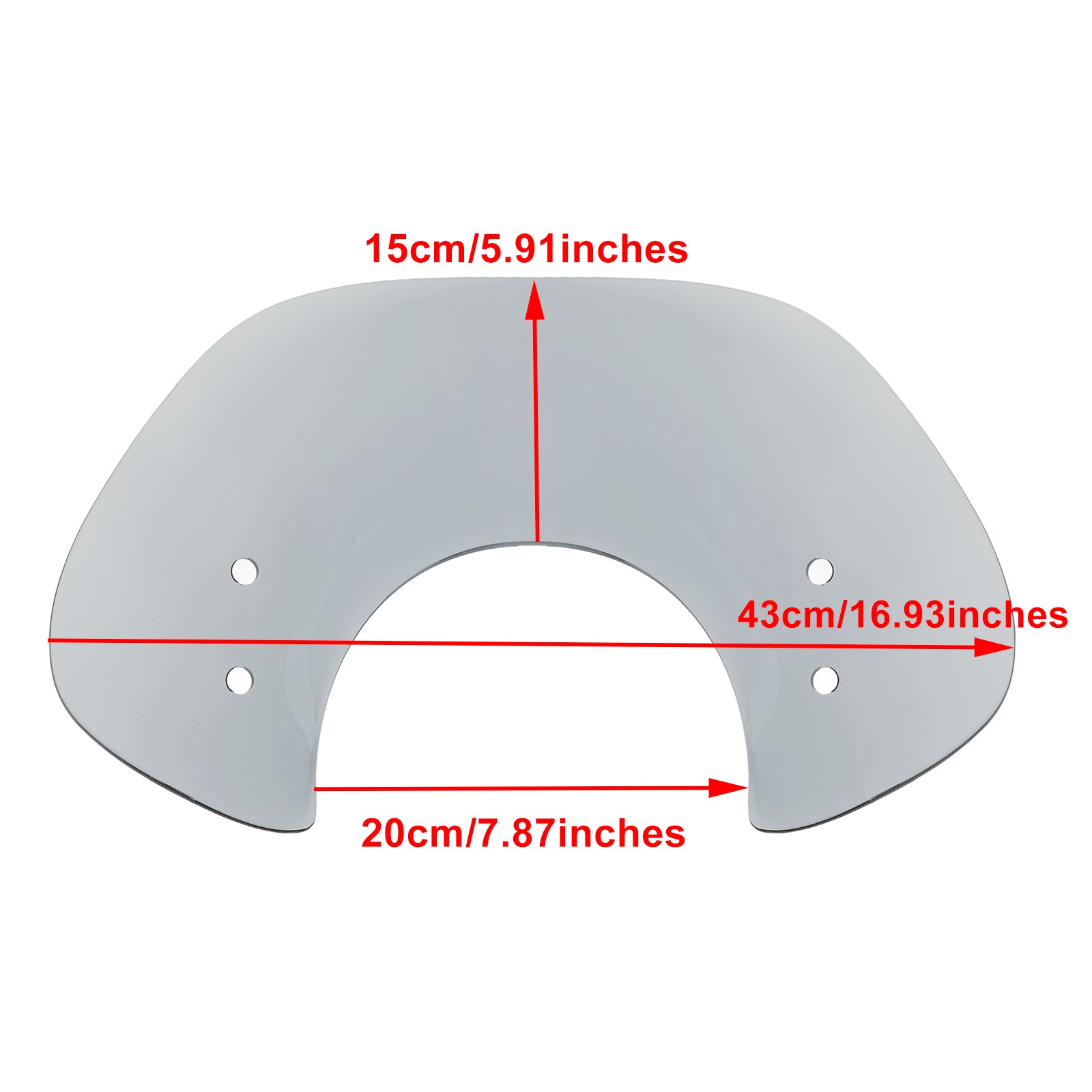 En pare-brise court ajustement pour Vespa GTS250 GTS300 2017-2022