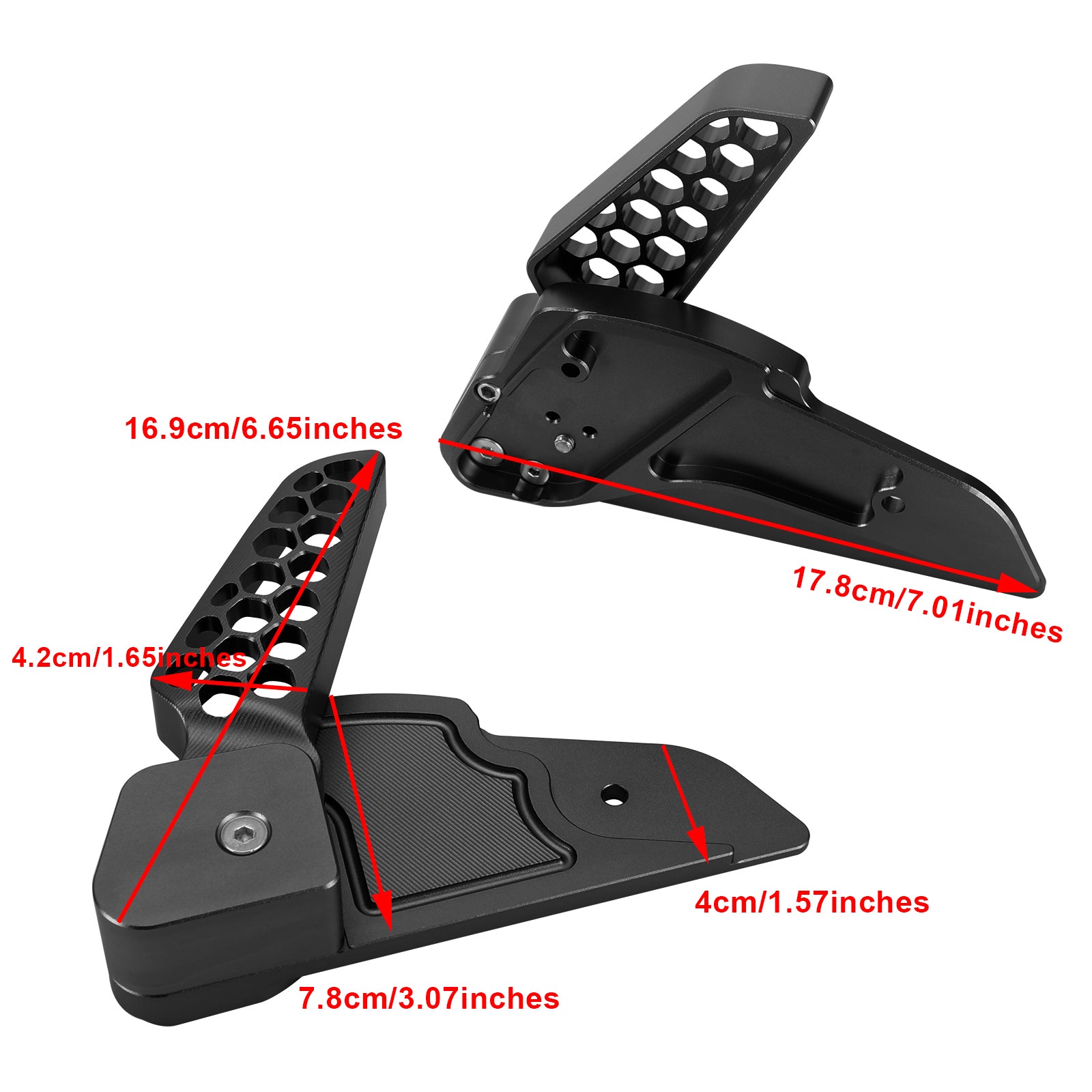 Bakre fotstöd Fotpinnen passar för Vespa Primavera/Sprint 125 150 17-20