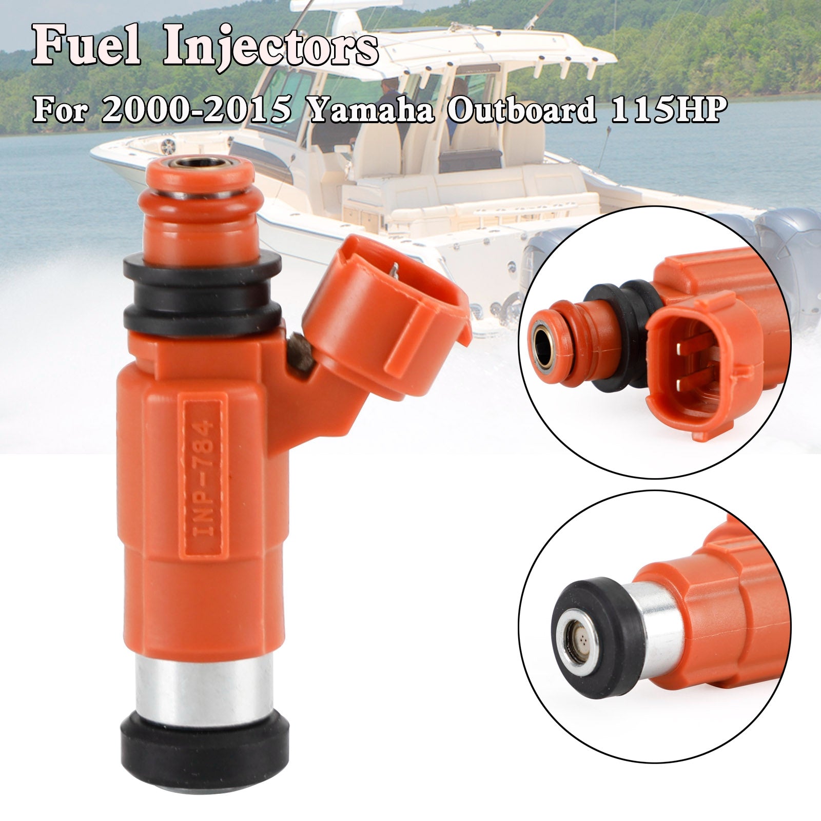 CDH210-Kraftstoffinjektoren INP-784 für Mazda E220 Yamaha F115 HP Außenbord