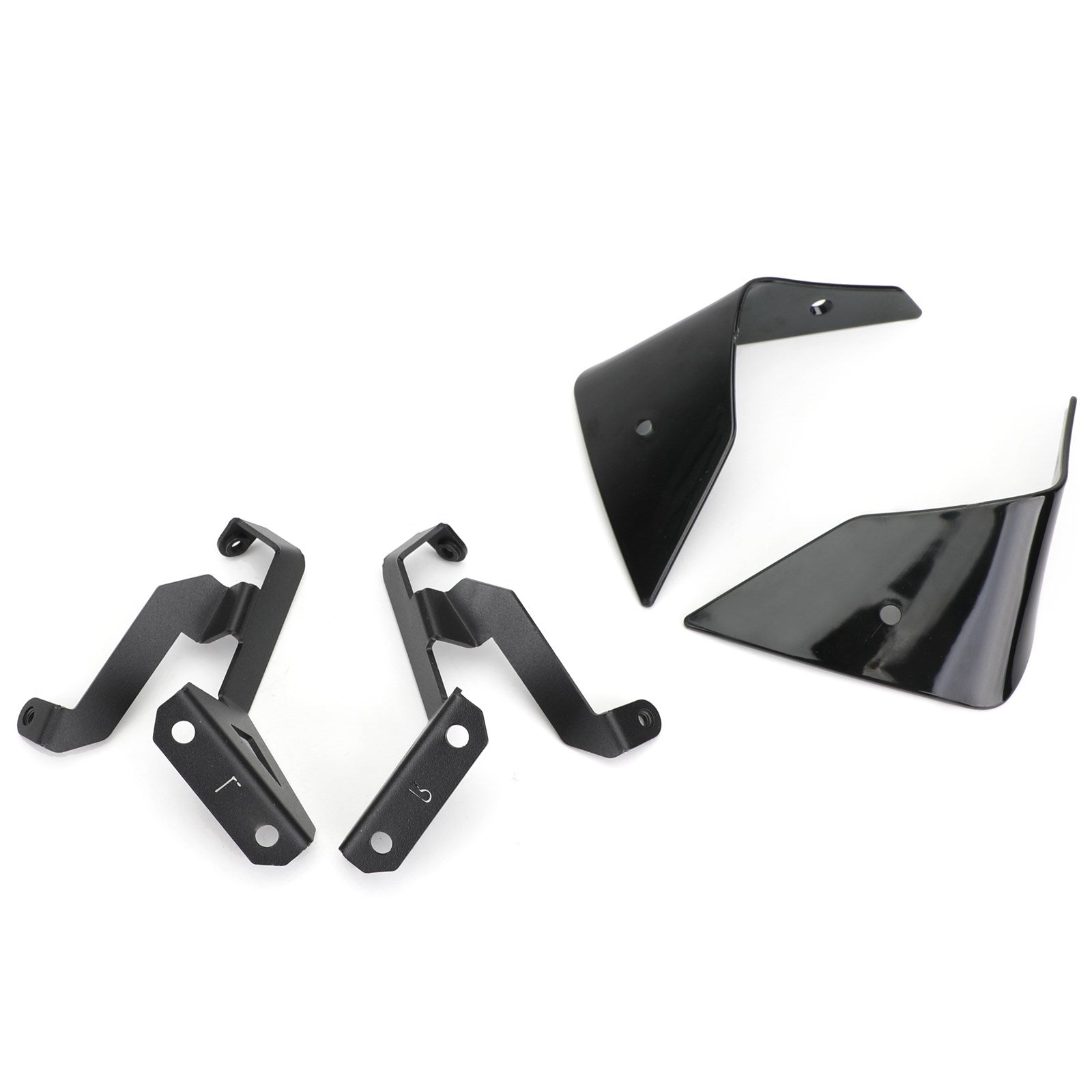 BOVEN SIDE WIND WINDSHIELD AIR -Deflector voor Honda CRF1100L 20+ gemaakt van plastic generiek