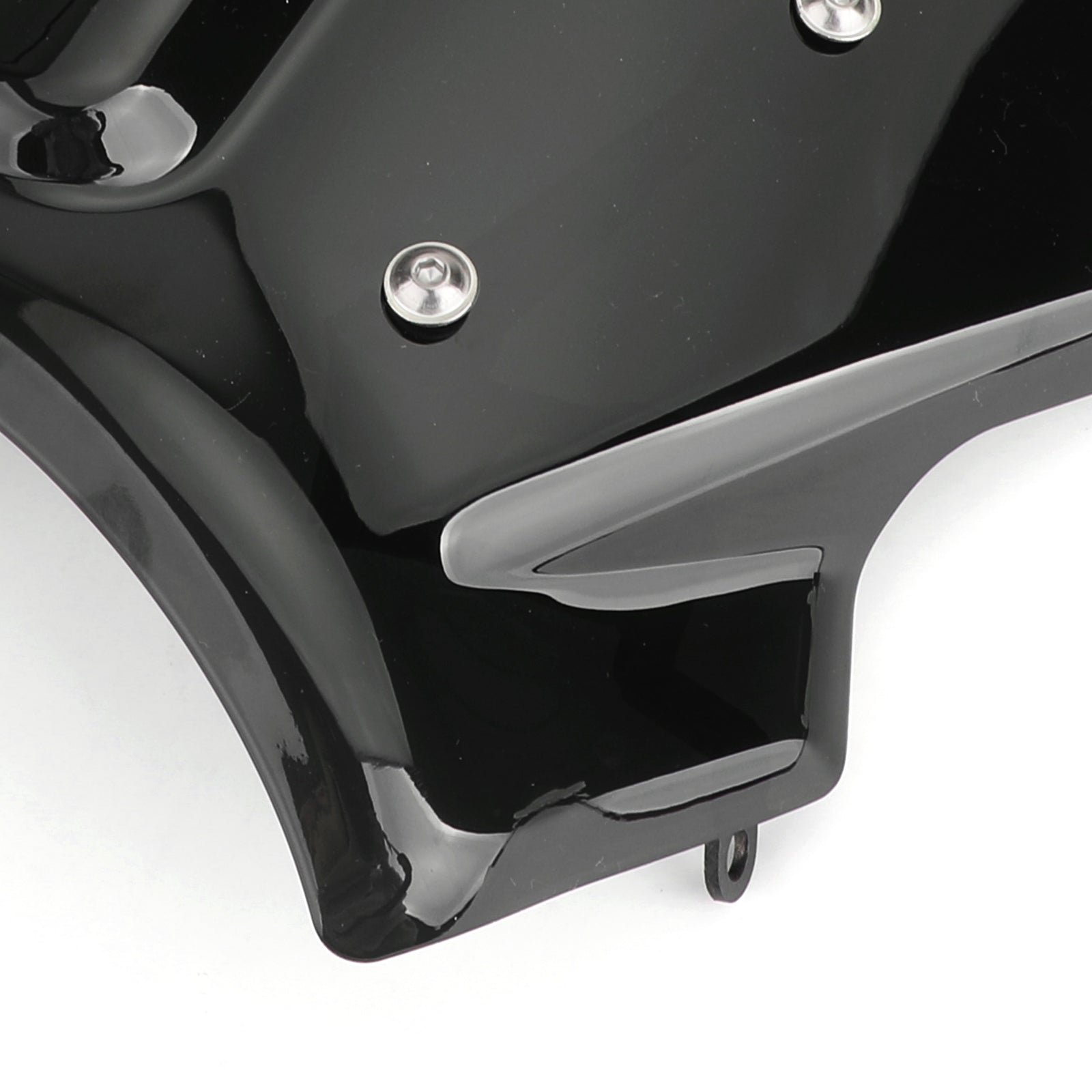 ABS Plastic Motorfiets voorruit voorruit voor Honda CB125R CB300R 2018-2019 Zwarte generieke