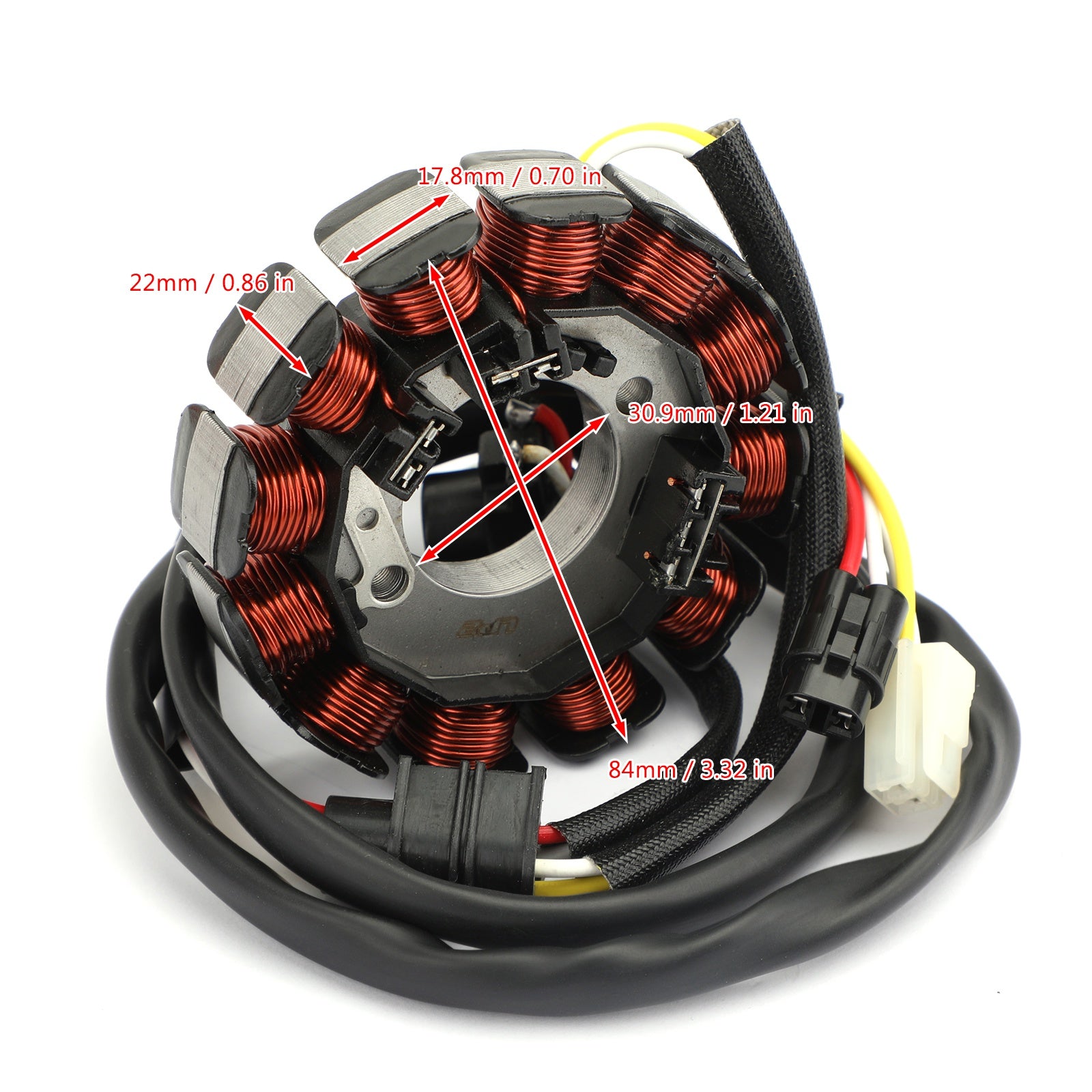 Magnéto Generator Engine Stator Coil 5TJ-81410-31 5TJ-81410-09 Fit pour Yamaha WR450F 2003 2004 2005 2006