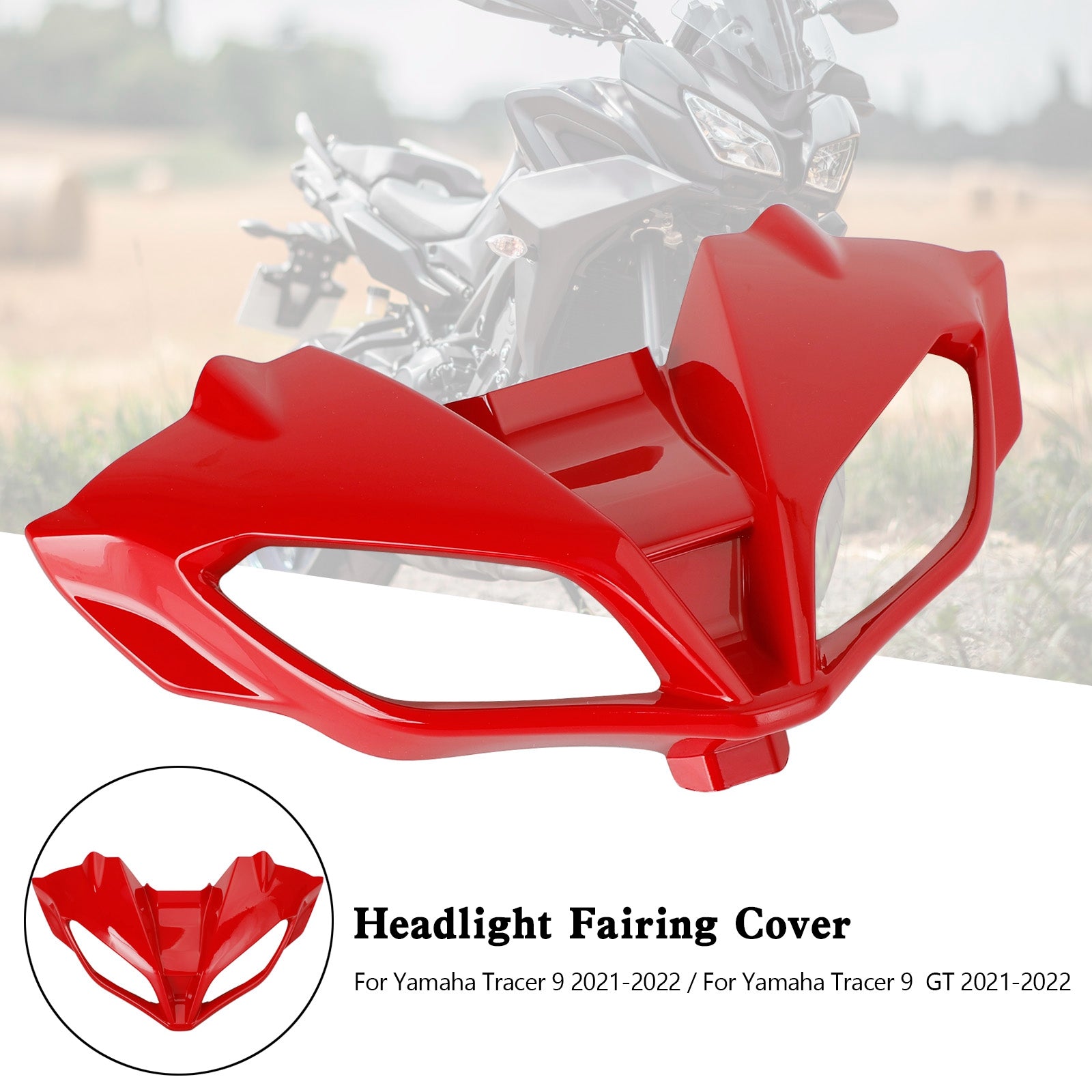Headlight Fairing Stay Beak Nose Cone For Yamaha Tracer 9 GT 2021-2022