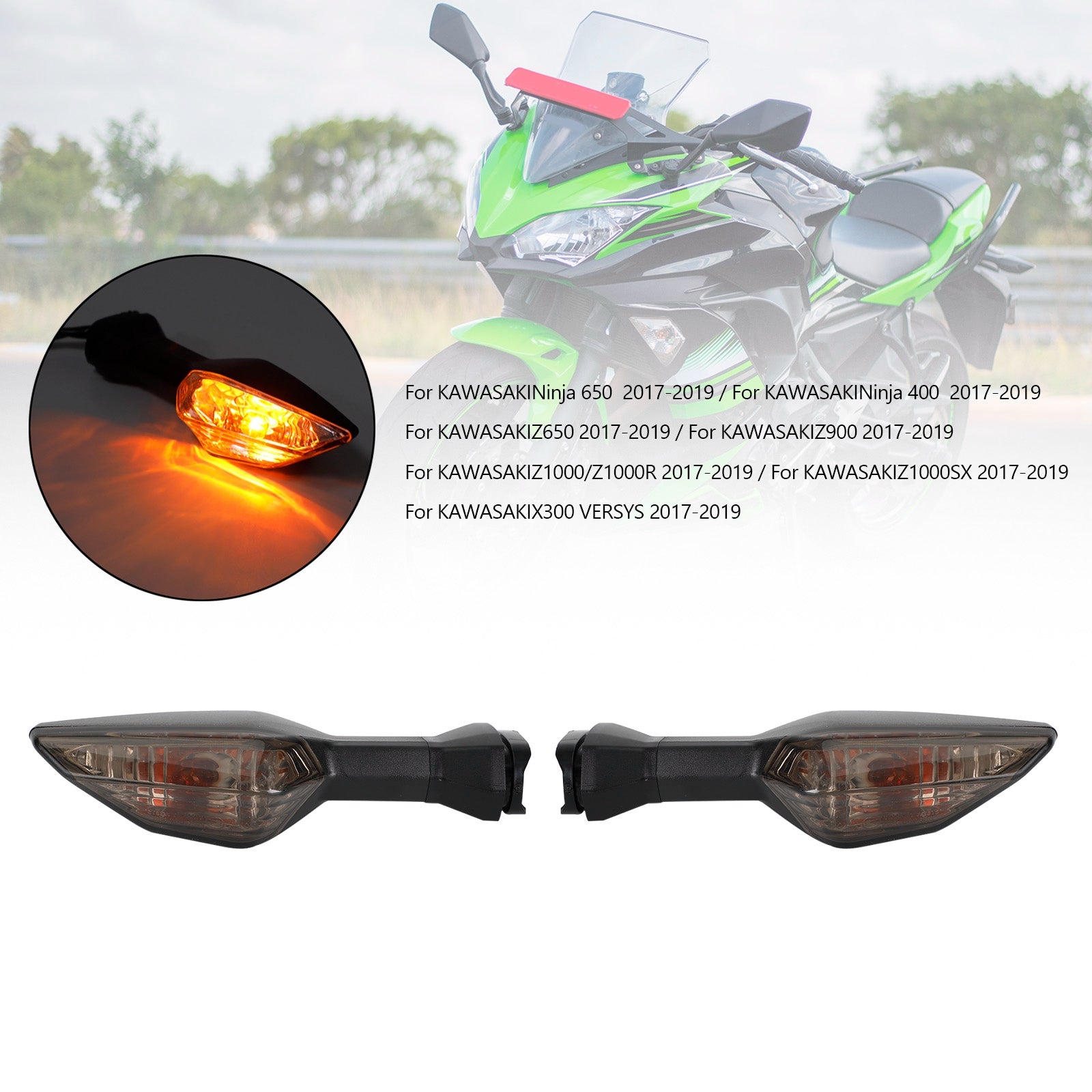 Blinkerlichtanzeigelampe für Kawasaki Ninja Z400 Z650 Z900 Z1000 Z1000SX