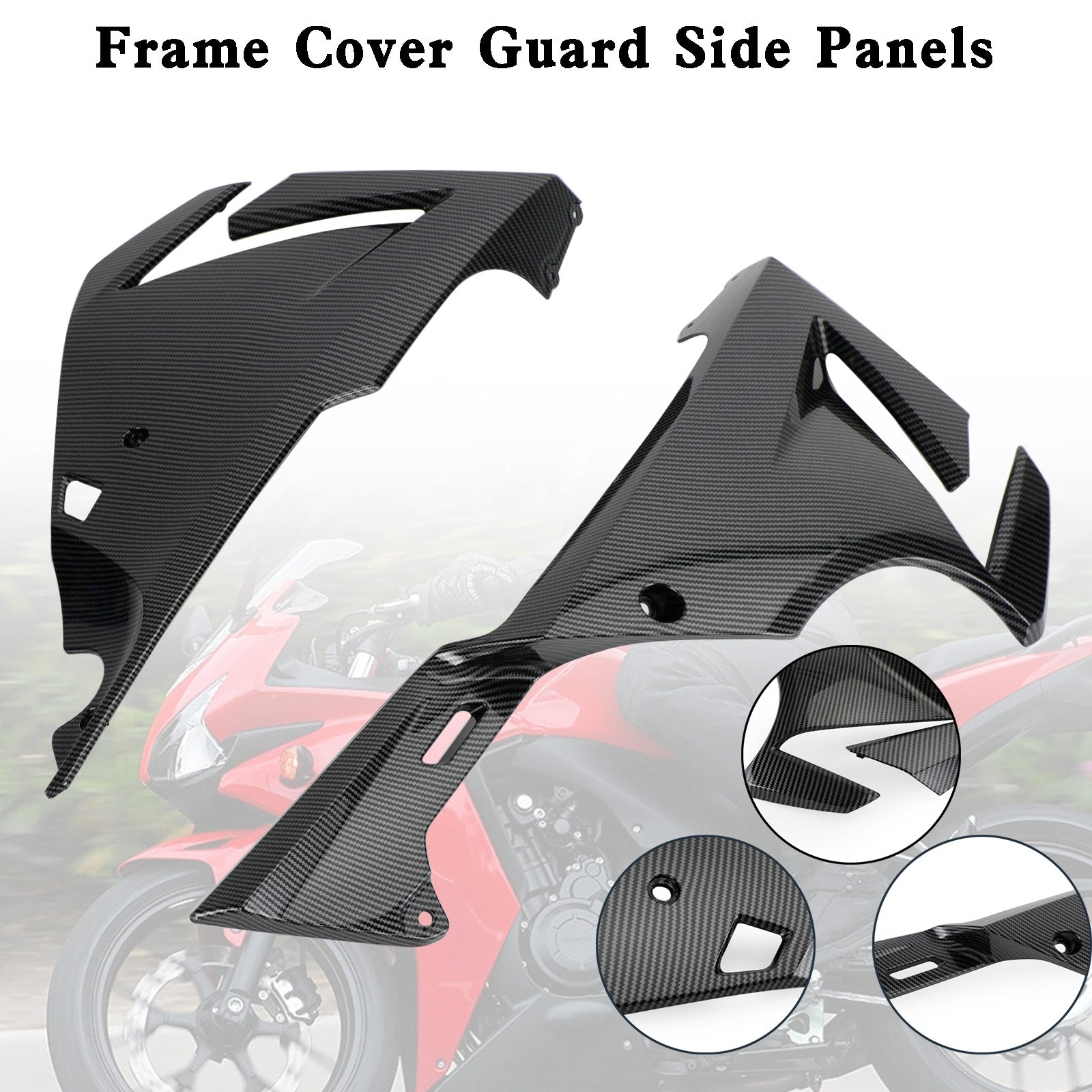 Side frame Panel Cover Fairing Cowl for Honda CBR500R 2019-2021 Generic