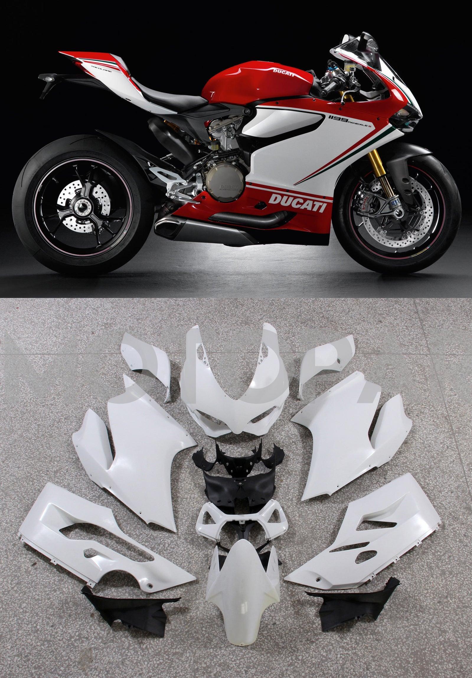 Generic Fit For Ducati 1199 (2012-2015) Bodywork Fairing ABS Injection Molding 5 Style
