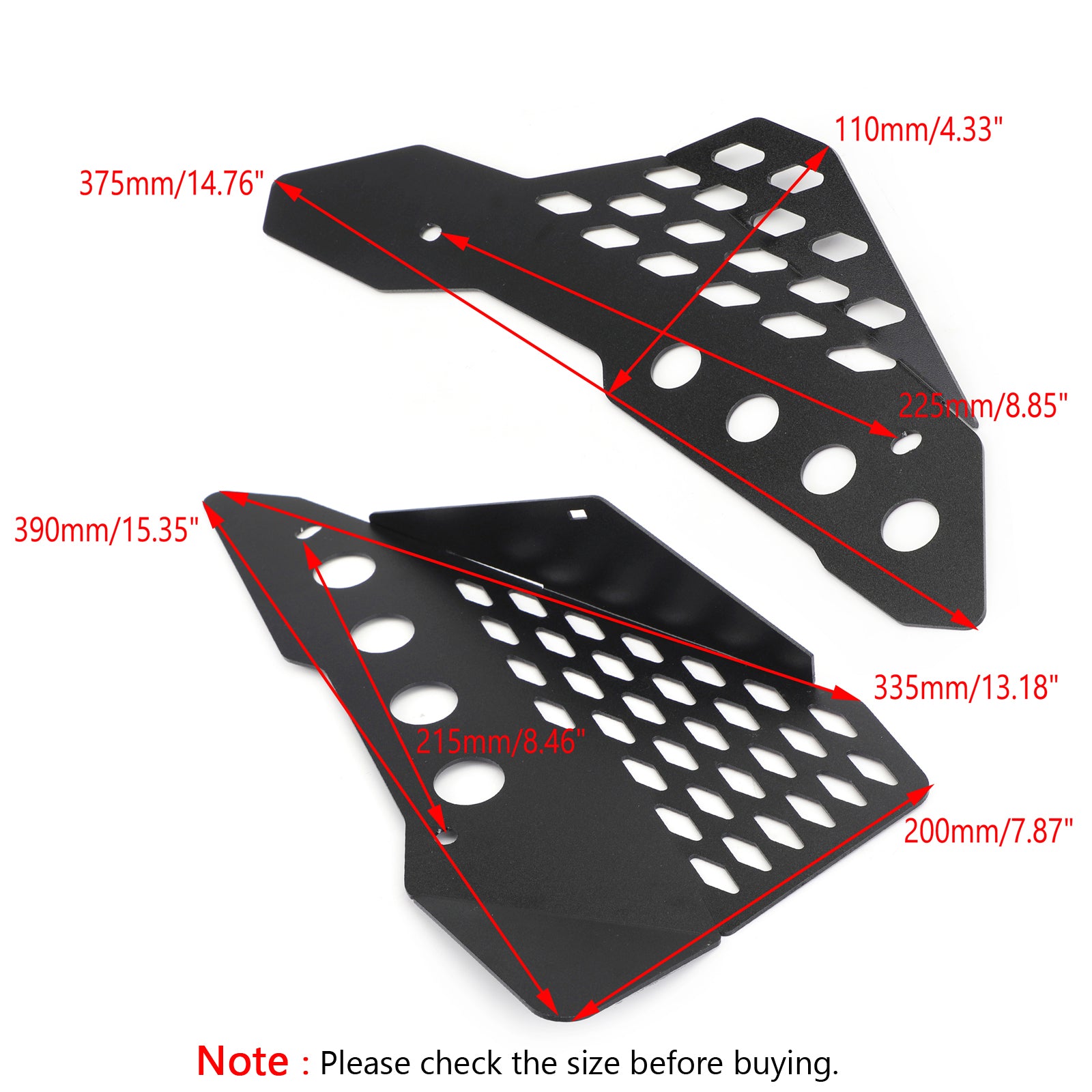 Stoelkussen zijde spatbordbeschermer deksel voor Ducati Scrambler 400 800 1100