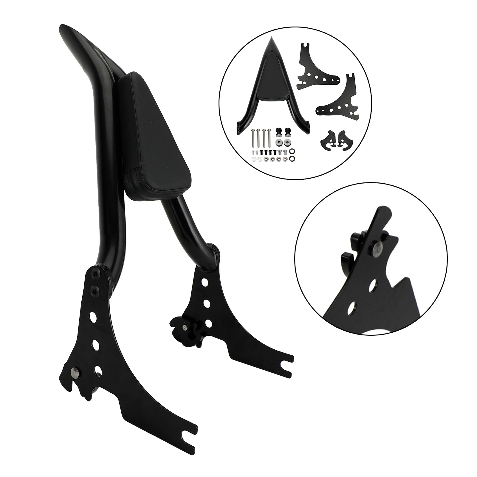 Respaldo del pasajero apto para Sportster XL883 C/R XL1200R XLH883 XLH1200 04-20