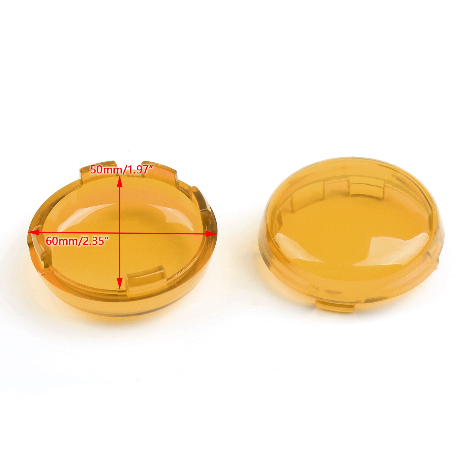 Lentille de lumière de virage en plastique pour la couverture pour Harley Electra Glide Heritage Softail