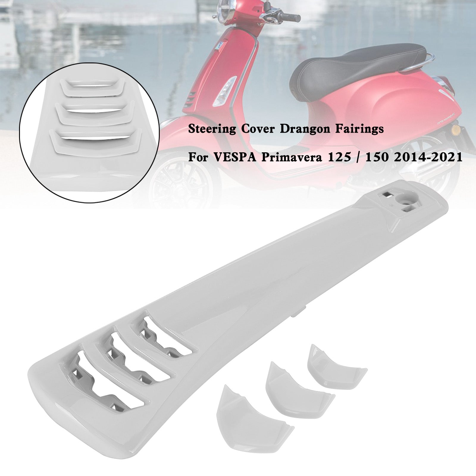 Carena copertura clacson in ABS per VESPA Sprint Primavera 125/150 14-21