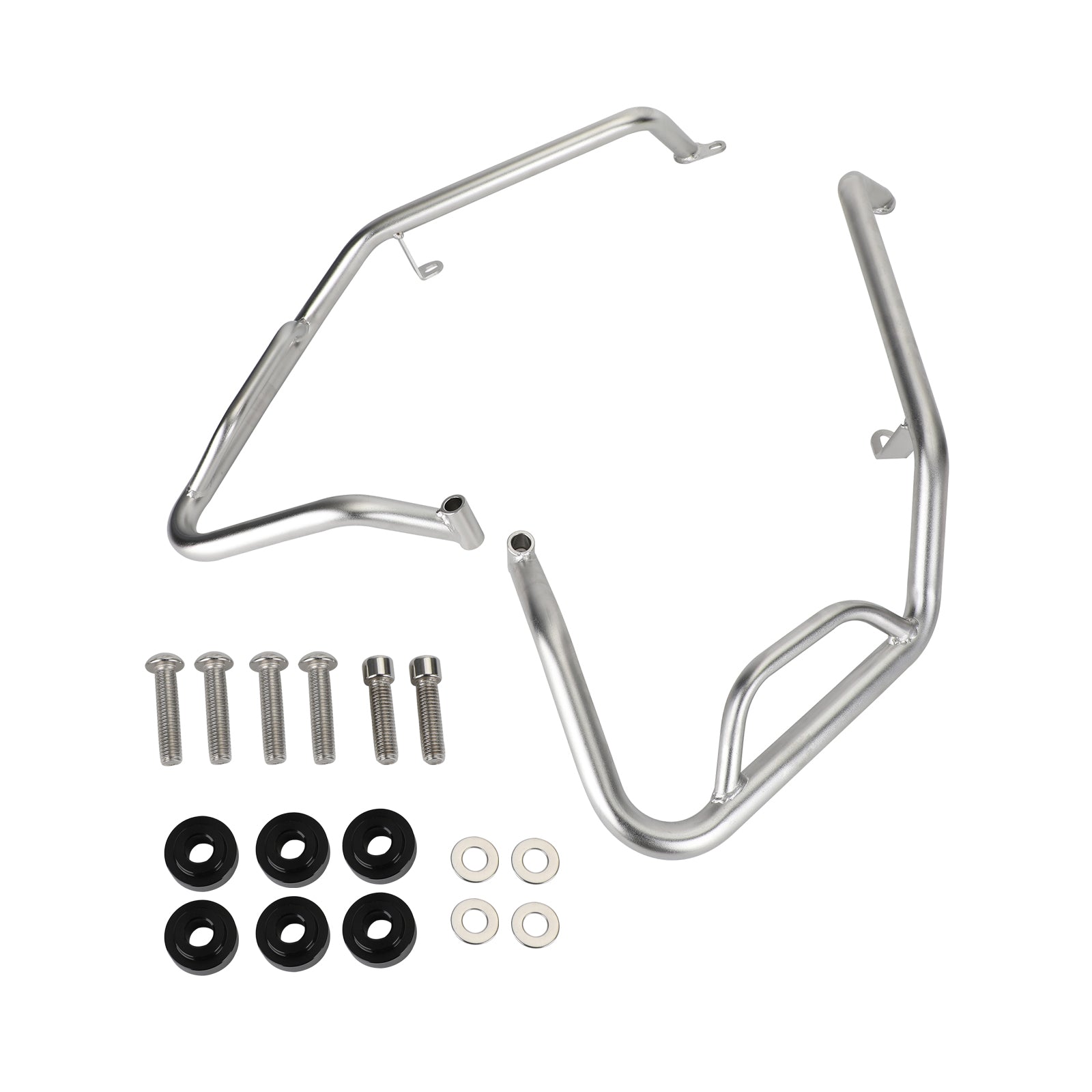 Crash Bar Lower Engine Guard Steel Frame Silver Fit til Honda X-Adv X Adv 750 21 Generisk
