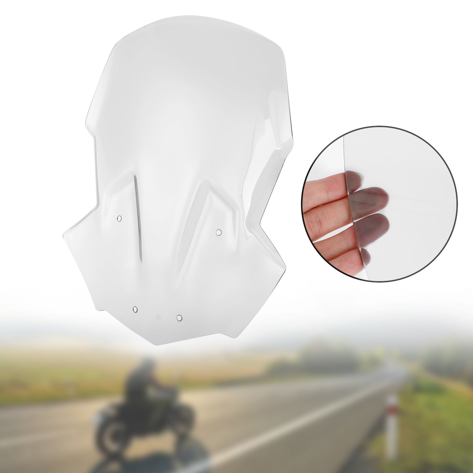 Parabrisas apto para TRIUMPH Tiger 800 XC/XR/XRX/XRT/XCX/XCA 2018-2021 genérico