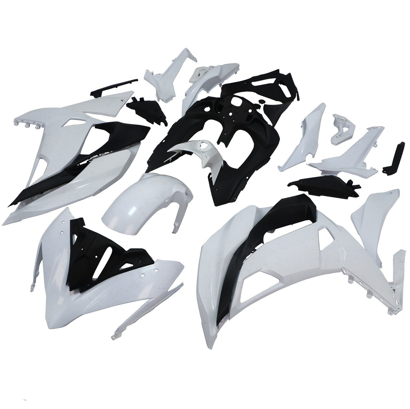 Amotopart Kawasaki ER6F/Ninja650 2017-2019 Unpainted Fairing Kit