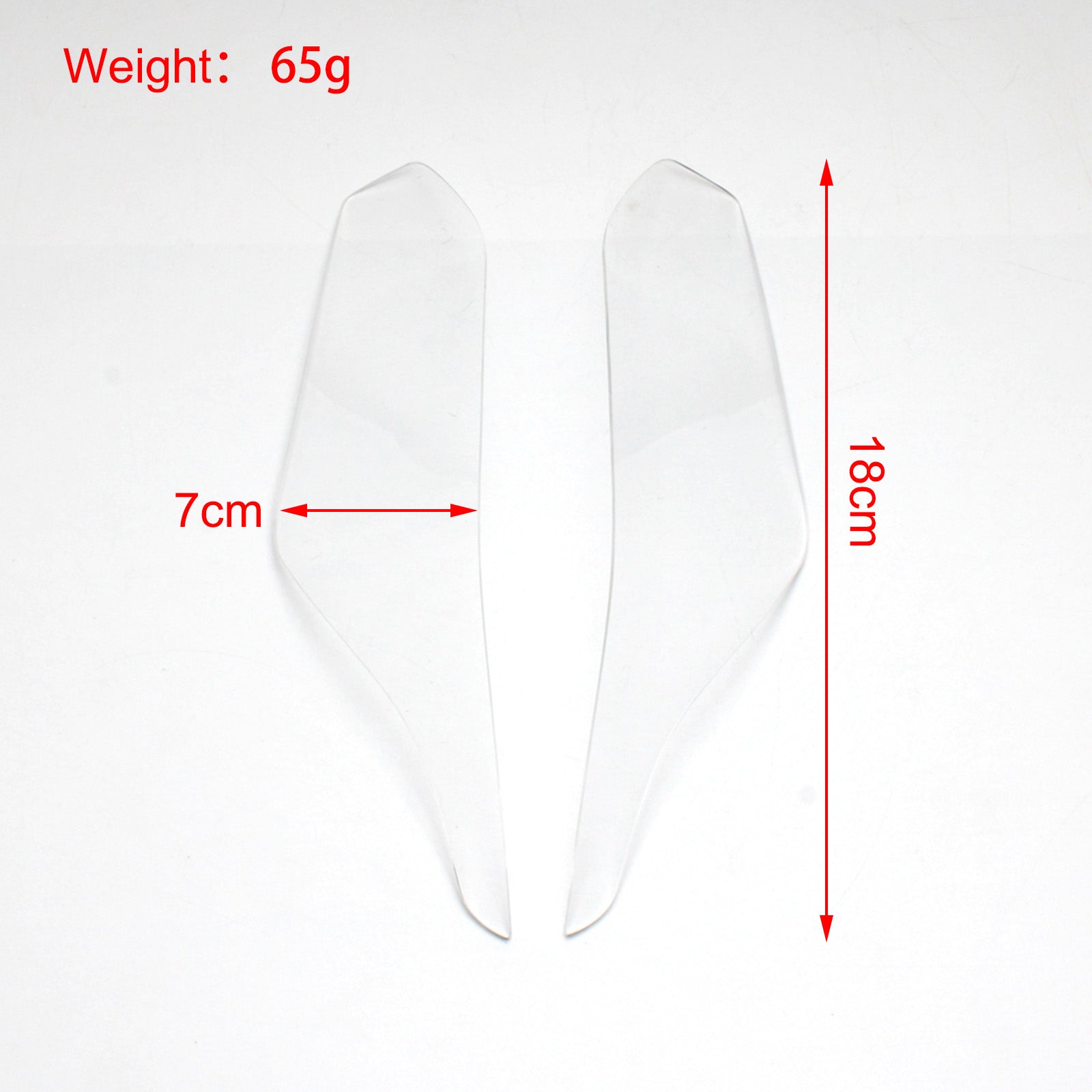 Cubierta de protección de lente de faro delantero para Honda X-Adv 750 2017-2019 Smoke Generic