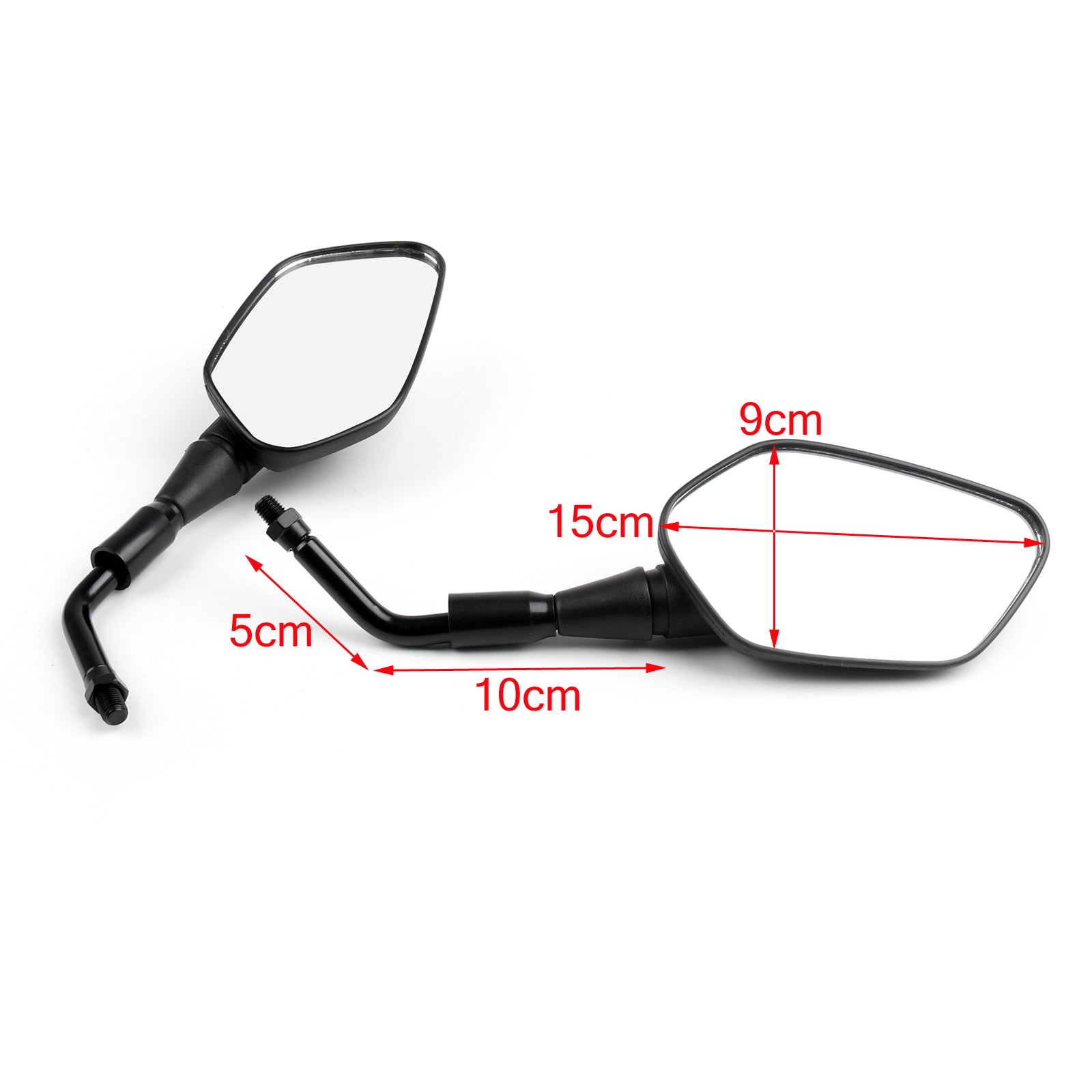 10mm Paar Rückspiegel für Honda NC700/NC750 12-16 CB1000R CRF1000L 2016 Generic