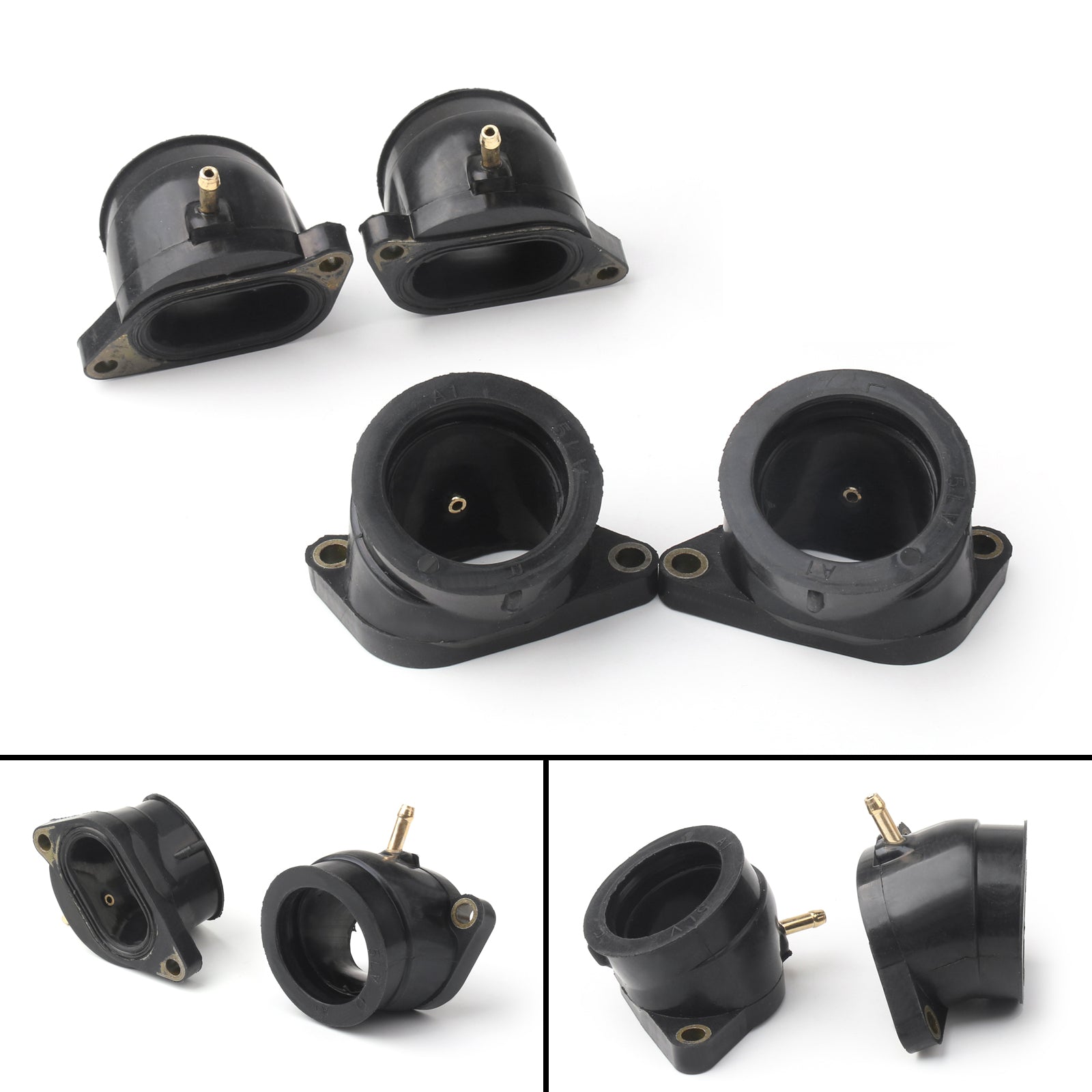 2001-2005 Yamaha FZS1000 FZ1 Fazer 1000 Carburetor Intake Manifold Boots For 5LV-13586-01