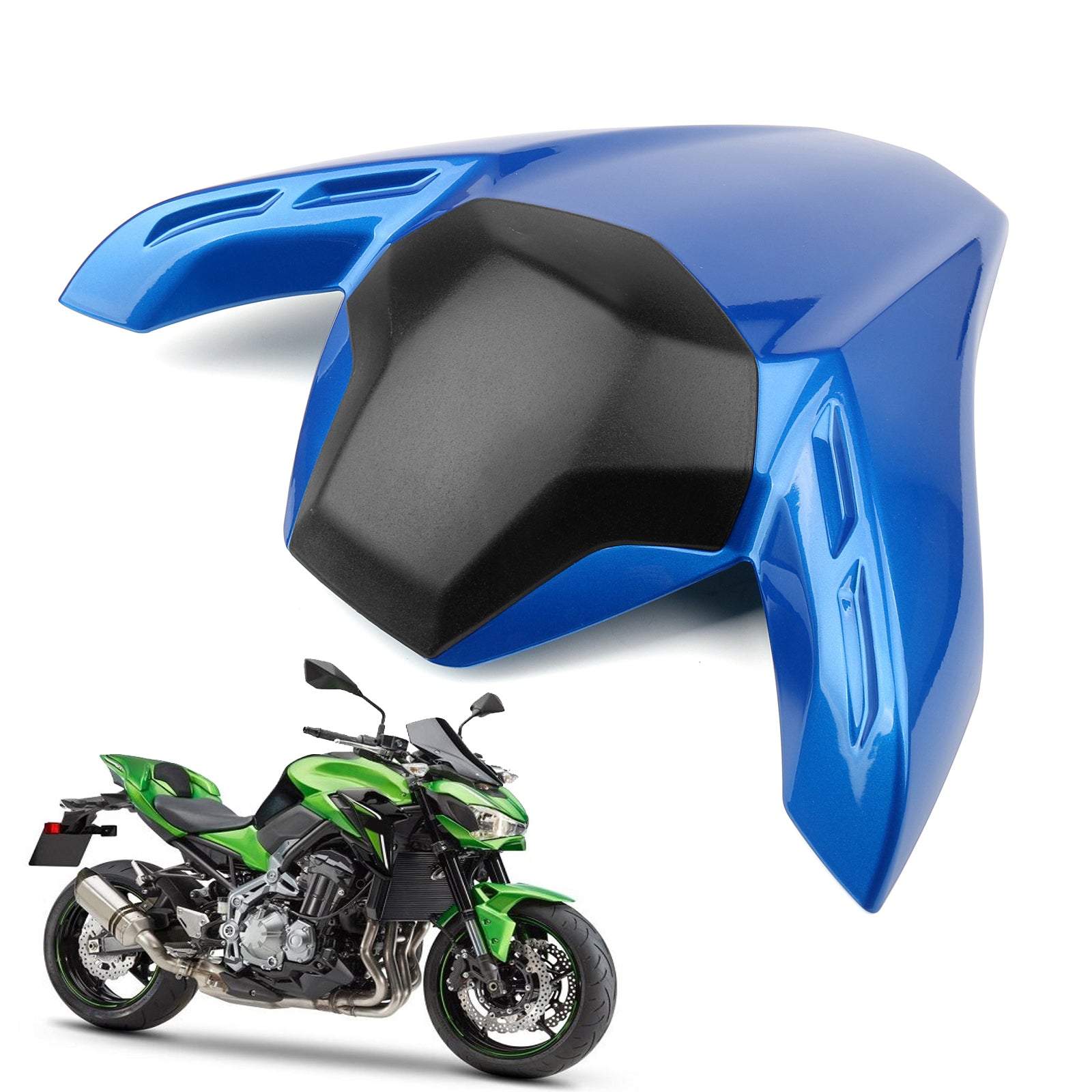 ABS Rear Seat Fairing Cover Cowl Fits For Kawasaki Z900 Z ABS 2017-2024 Blue