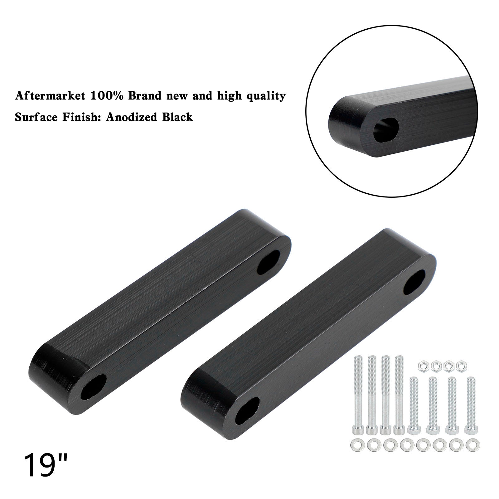 19" 21" 23" Spaceres de Fender Front para turnê Electra Street Glide Road 1997-2022