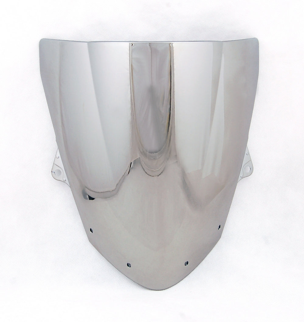Pareil pare-brise double bulle pour kawasaki zx6r 2009-14 zx10r 08-10 chrome générique