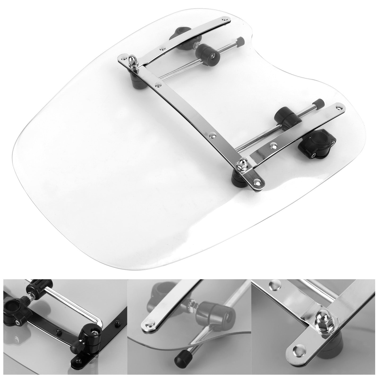 Duży 19"X17" Szyba przednia Szyba przednia do Sportster Dyna Glide Softail Touring