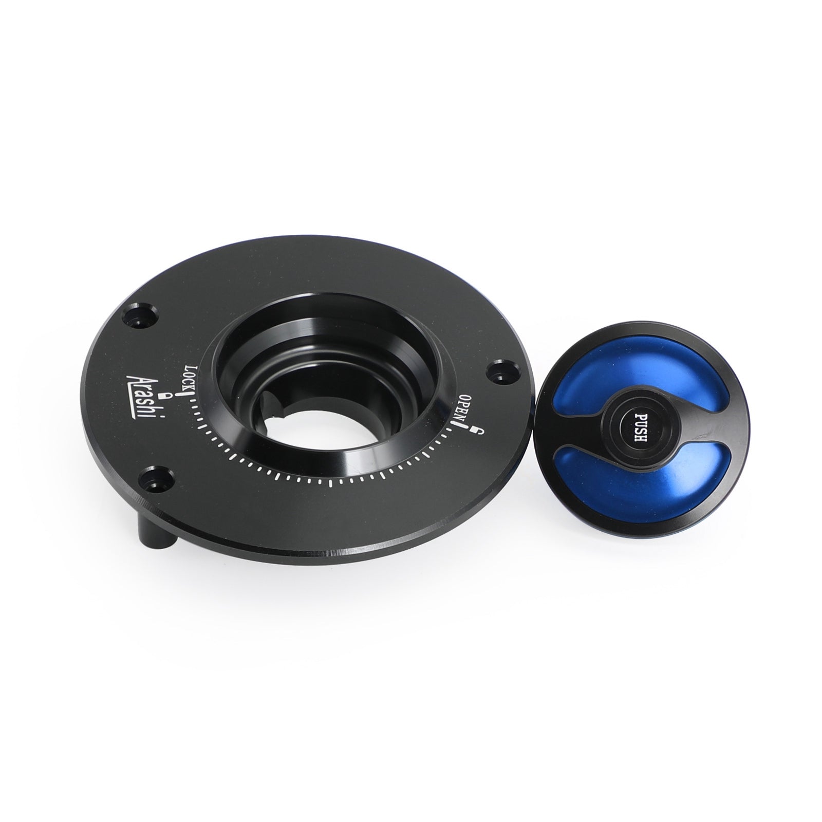 Todos los vehículos Honda de 15 mm y 3 puntos de montaje Tapa de combustible de empuje y giro de liberación rápida sin llave