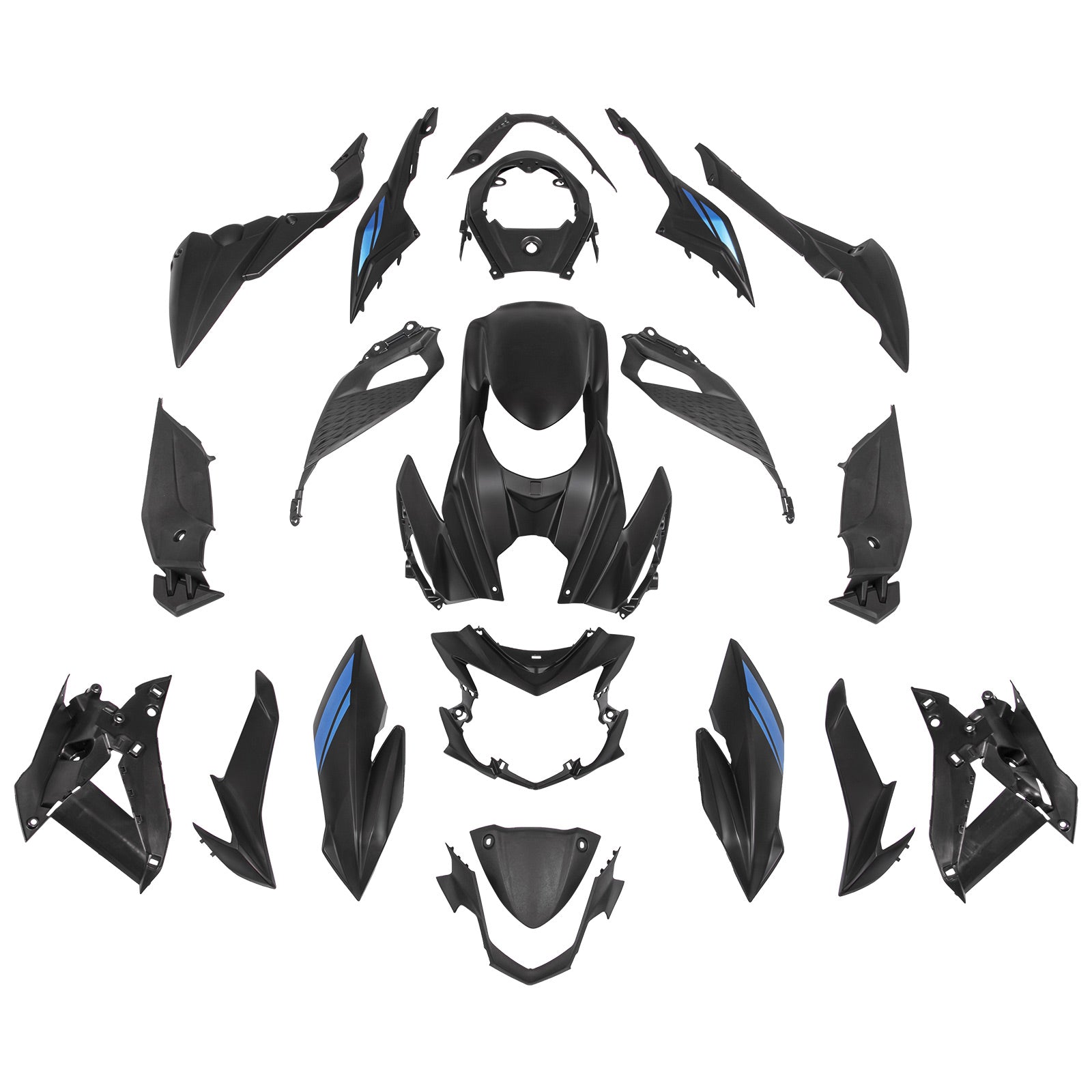 Amotopart (2017-2024) Suzuki GSXS 750 Bodywork Fairing Kit Colletion