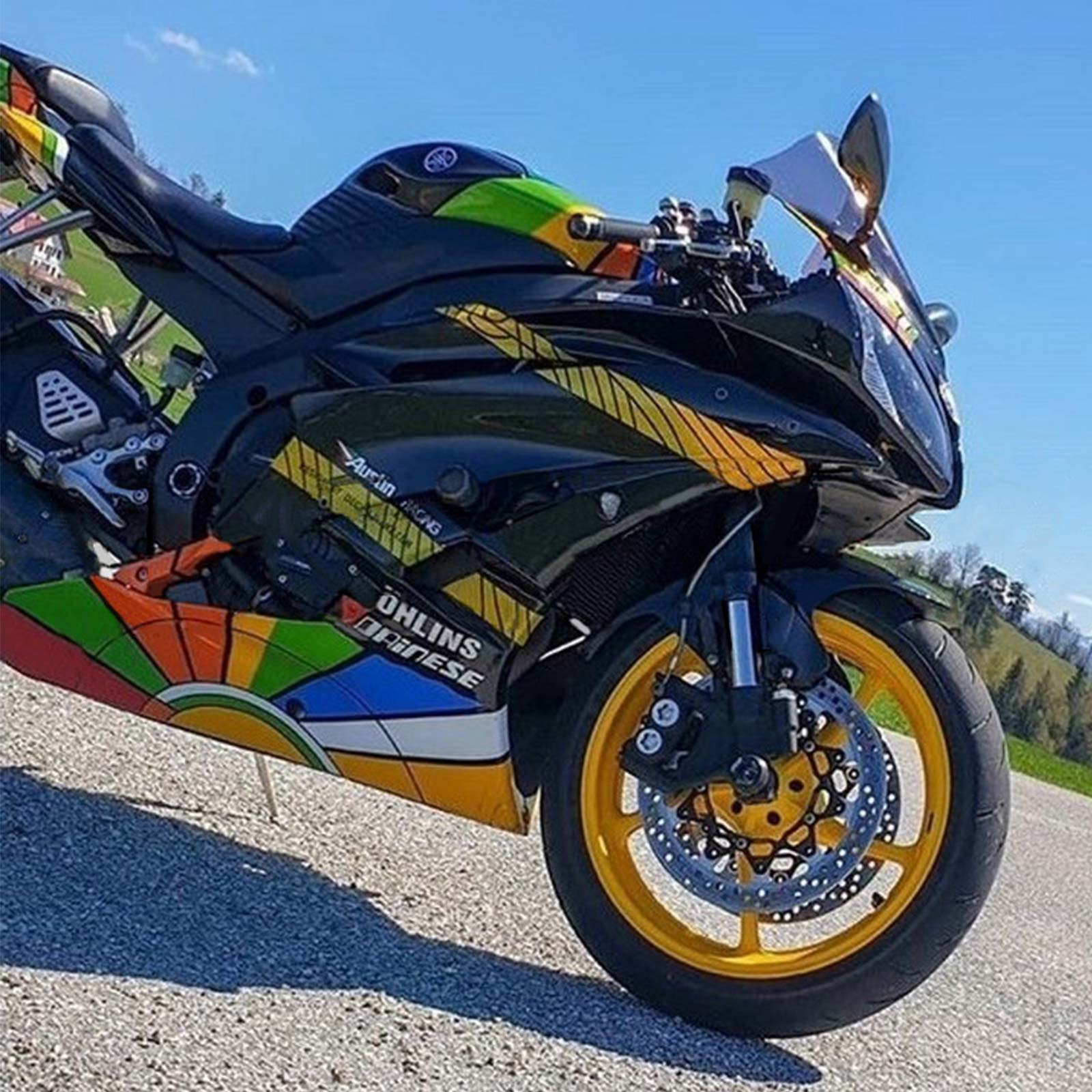 Einspritzverkleidungssatz Karosserie Kunststoff ABS passend für Yamaha YZF 600 R6 2006-2007