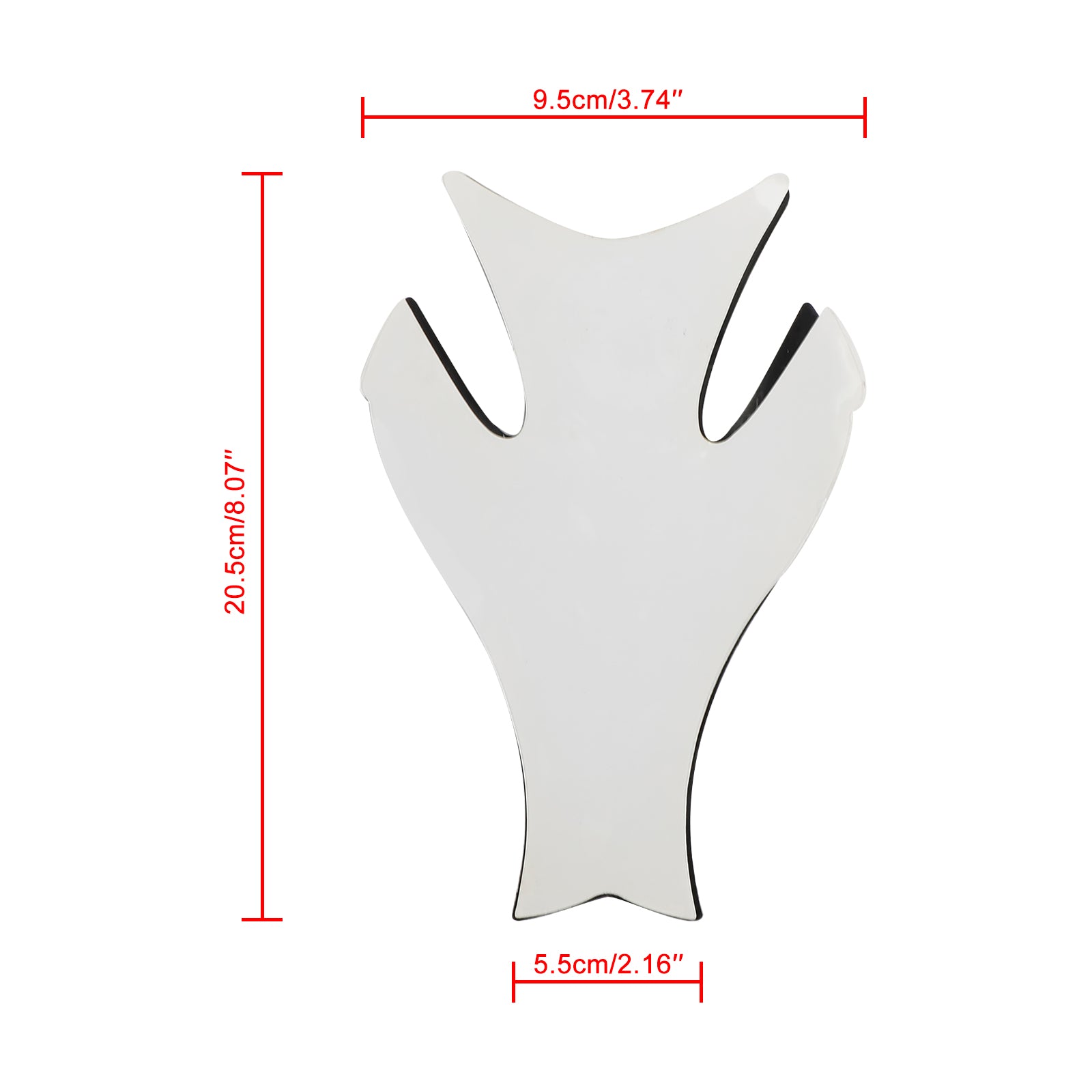 3D motorfiets rubberen gelgastankkussenbeschermer sticker en sticker tankpad