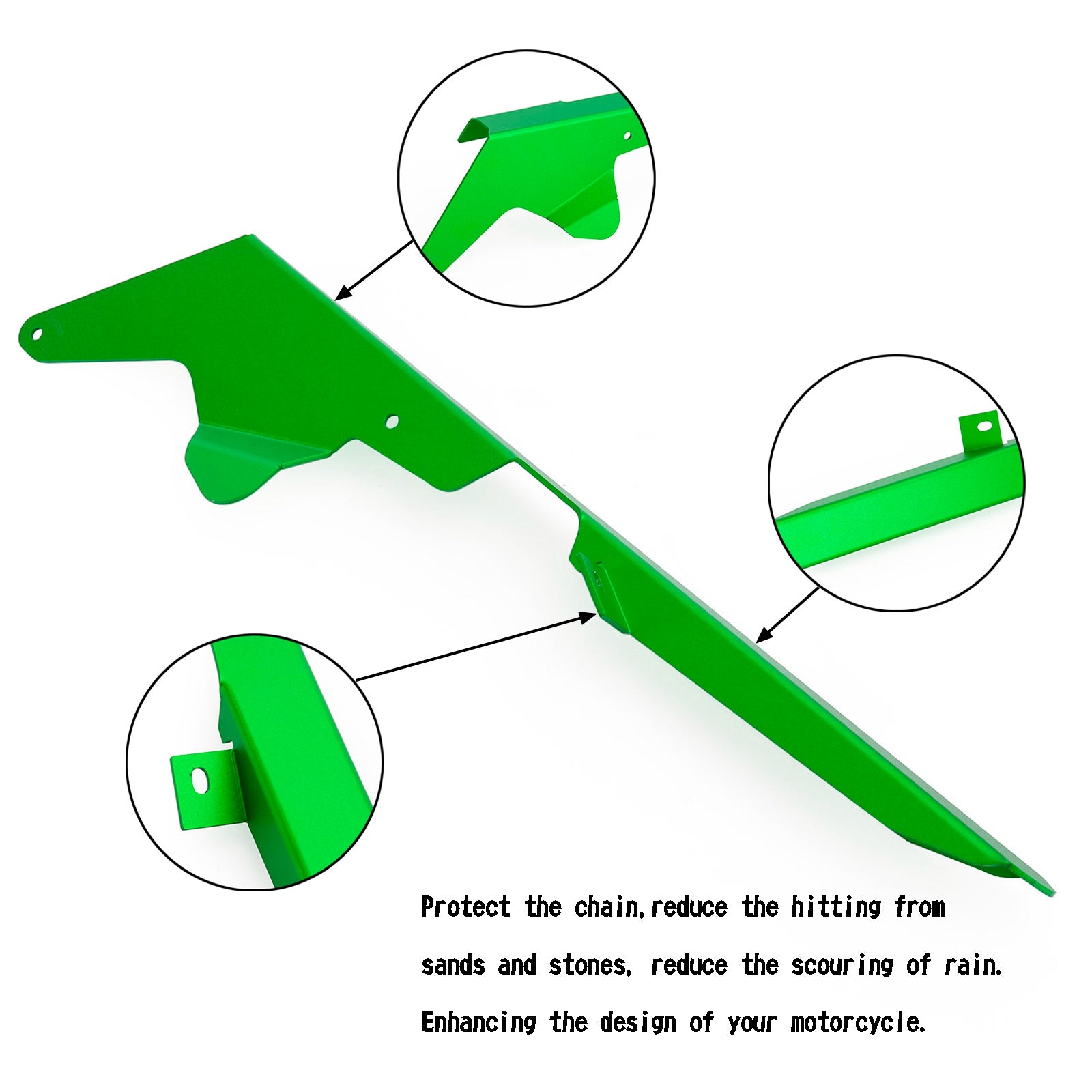 Ochránci chrániče řetězového řetězu pro kawasaki ZX-10R 2011-2018