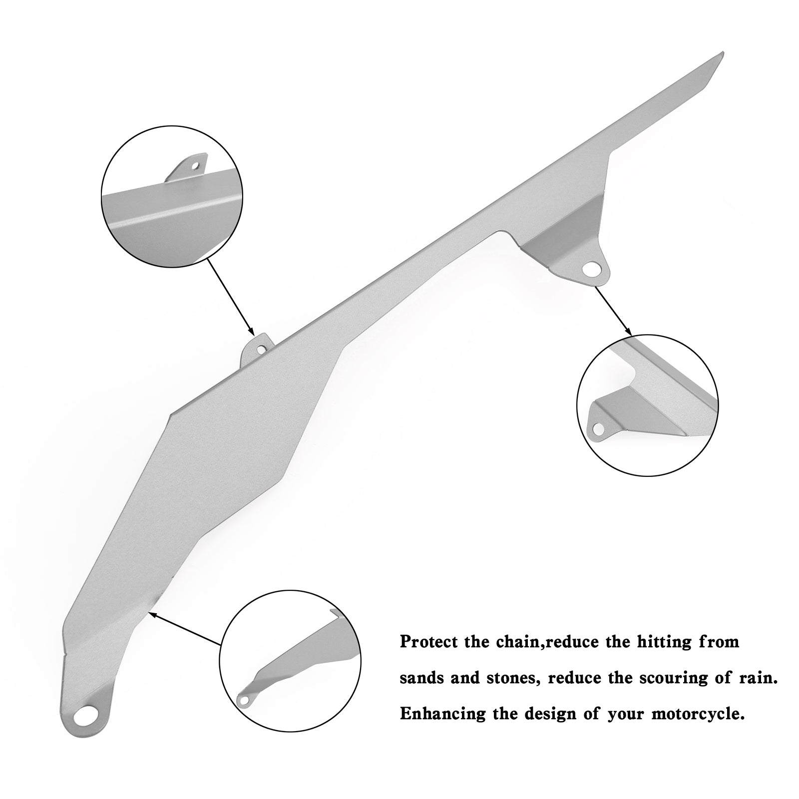 Protector de cadena de piñón trasero para YAMAHA YZF R1 2009-2014 genérico