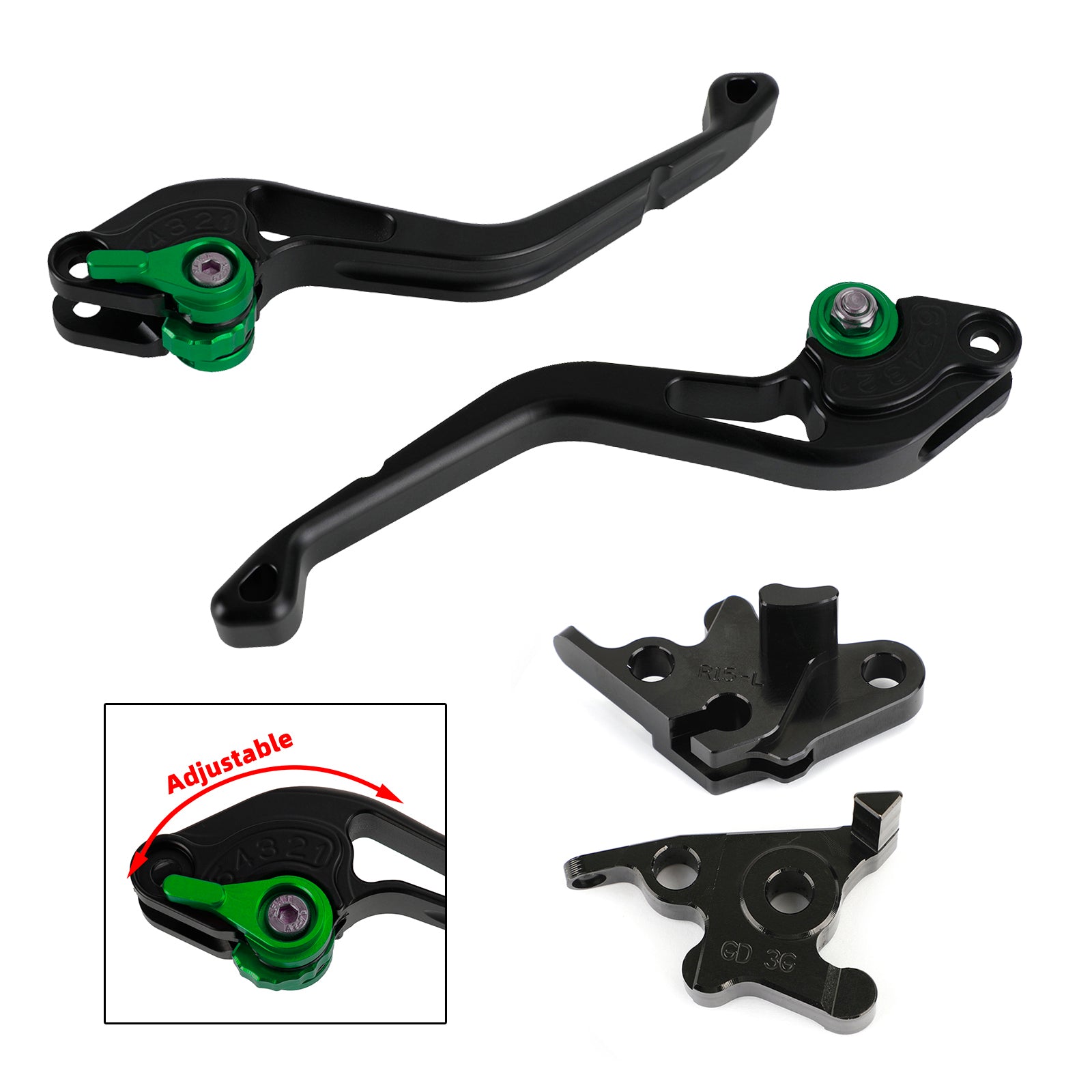 Ny kort kopplingsbromsspak för Amaha MT125 2014-2019