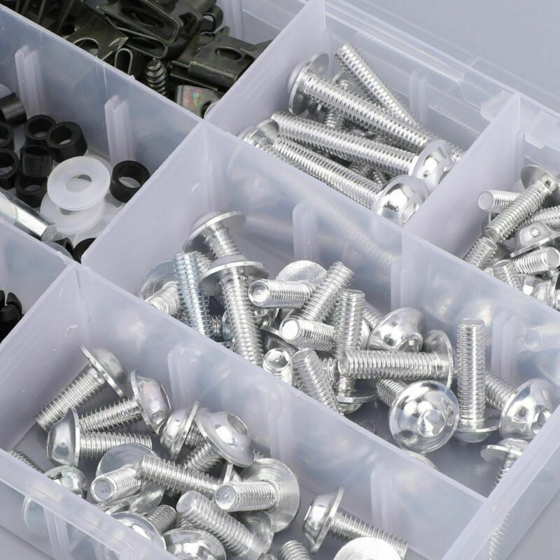 Ducati 1098 Honda CBR600F KAWASAKI NINJA CBR600F MOTORCYCLE FAIRING BOLTS KIT FASTENER CLICKS SKRÆKNING