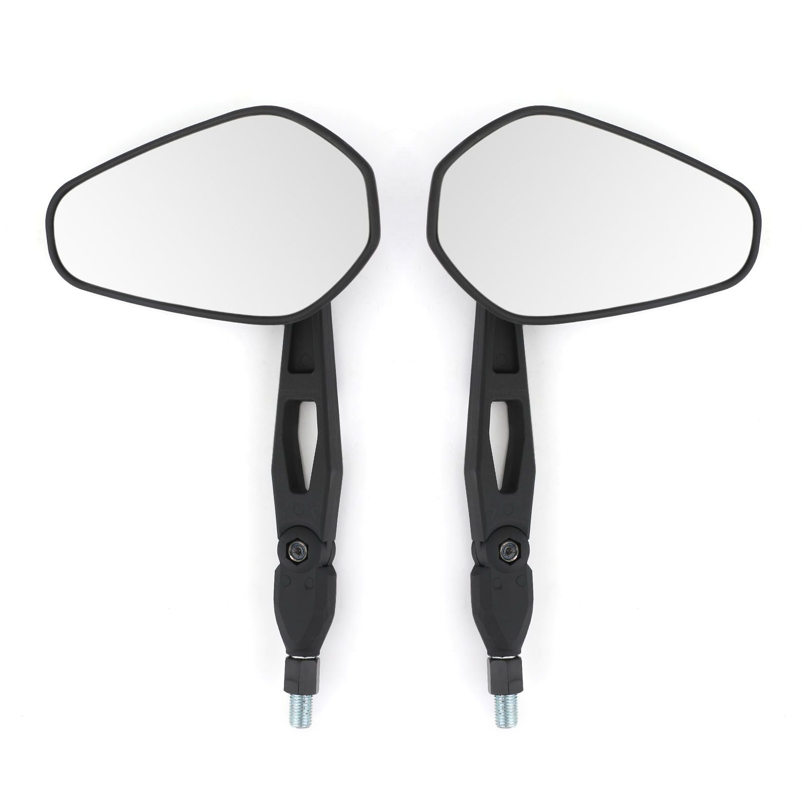 Pair M10 Rear View Mirror UNIVERSAL Nylon Mirrors ForMotorcycle Custom Cruiser Generic