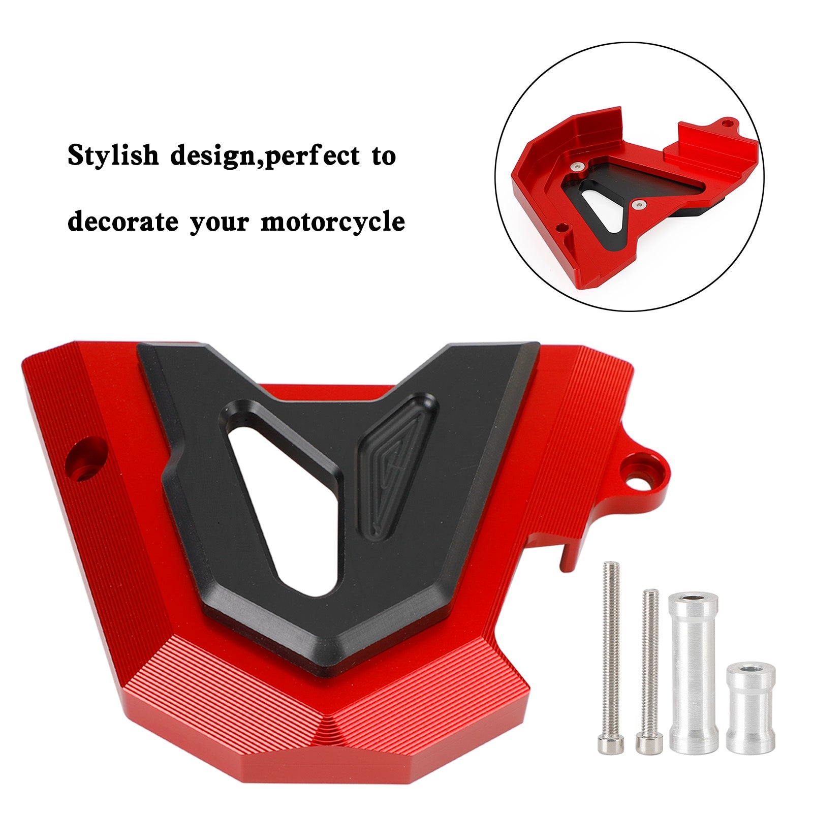 Front Sprocket Cover Chain Guard For KAWASAKI Ninja 250 300 Z300 2013-2017