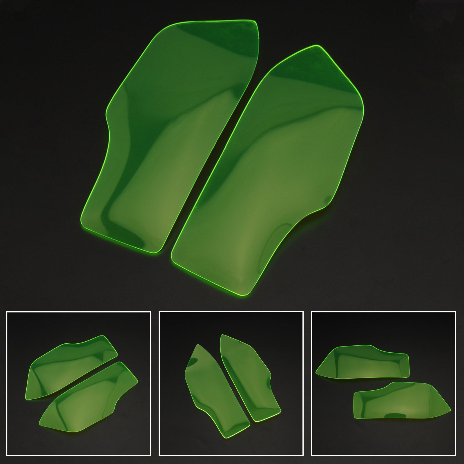 Lente de lámpara delantera protección de lente de faro apto para Honda Adv 150 2019-2020 humo genérico