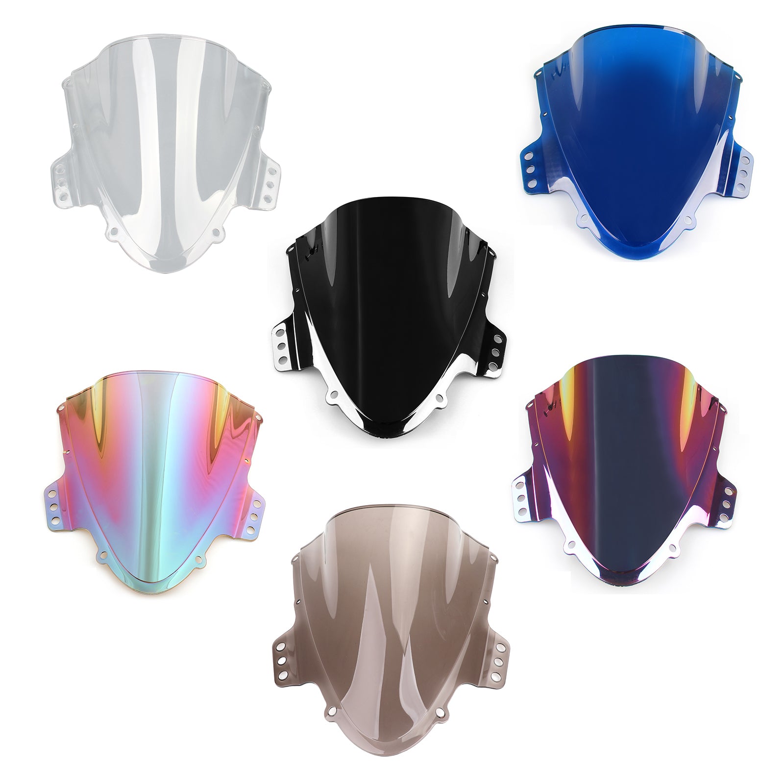 En pare-brise à double bulle pour Suzuki GSXR 1000 2005-2006 K5