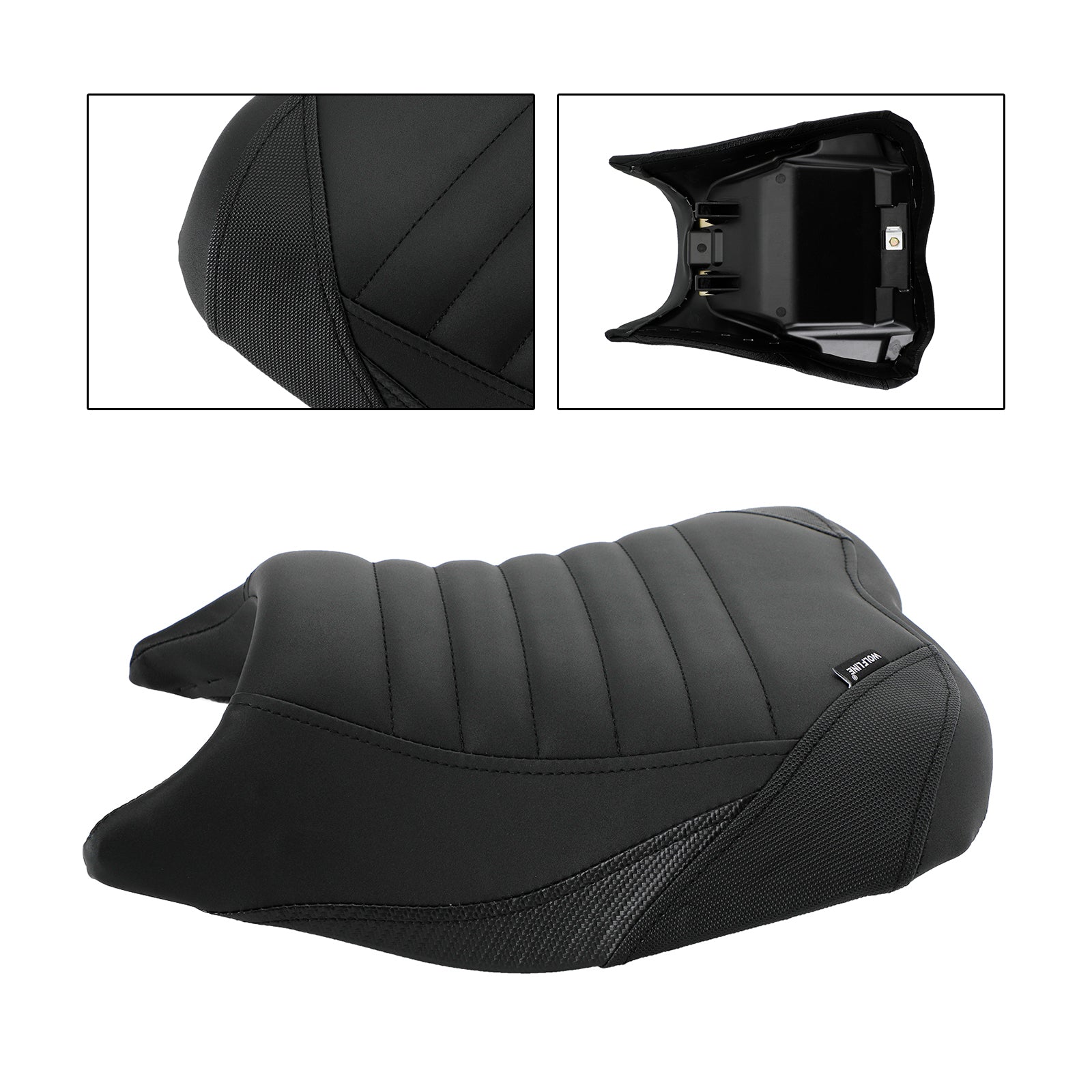 18-22 Kawasaki Ninja 400 Z400 Komplet pude rytter Passagersæde Green