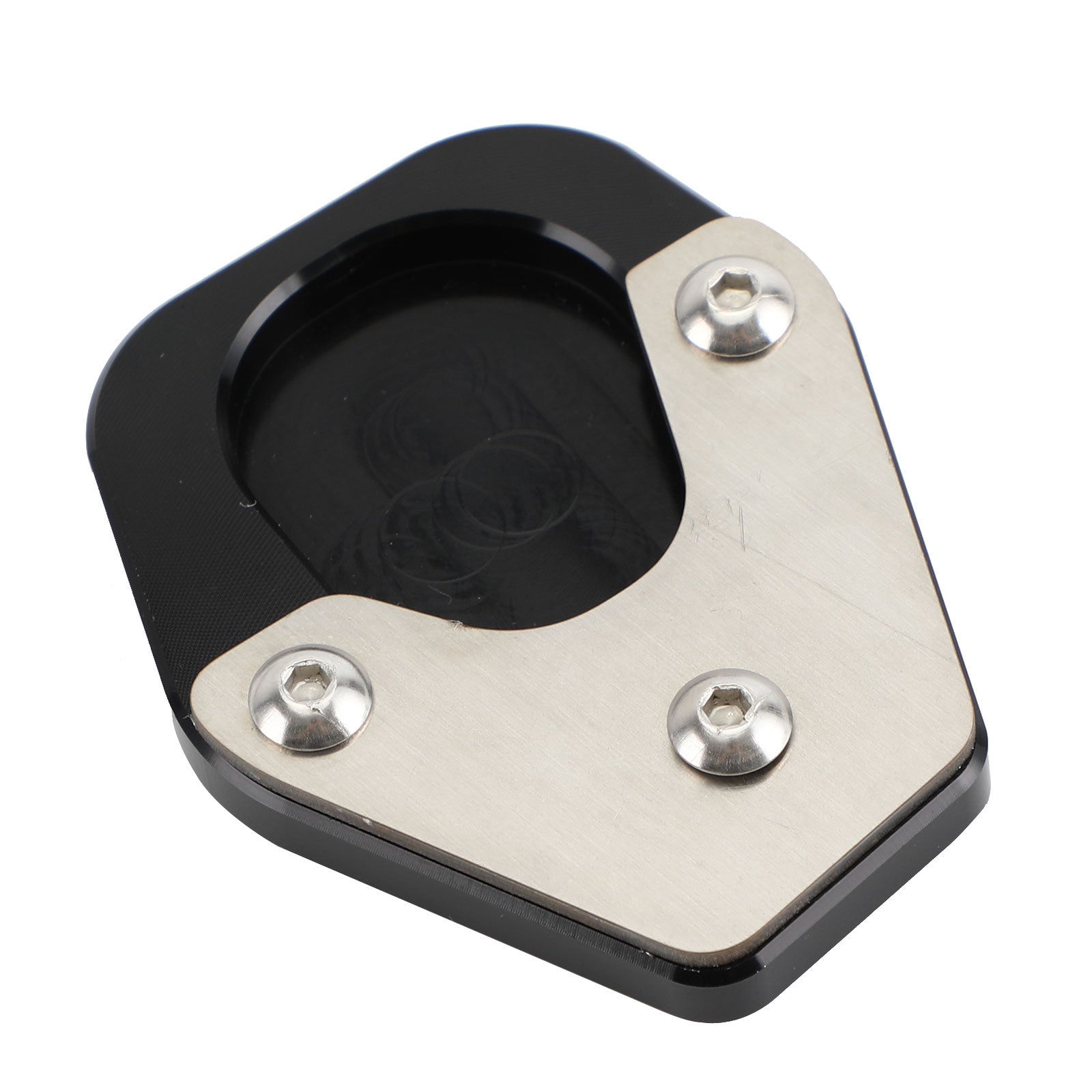 Moto Guzzi Kickstand Side Stand Extension Pad Fit for Moto Guzzi V85tt 2018-2019 Silver