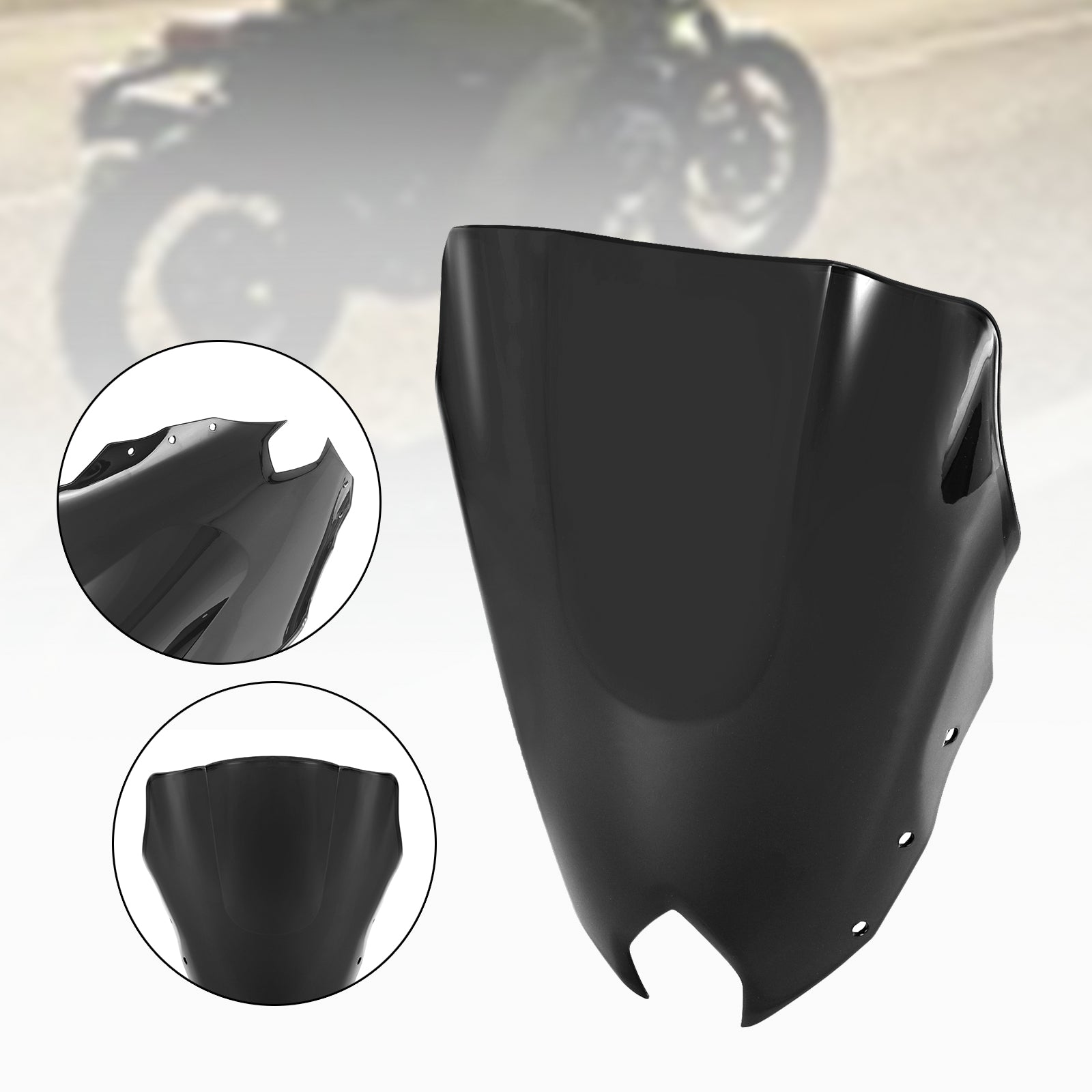 Le pare-brise de moto ABS Ajustement pour Yamaha FZ6R FZ-6R FZS600 2009-2015